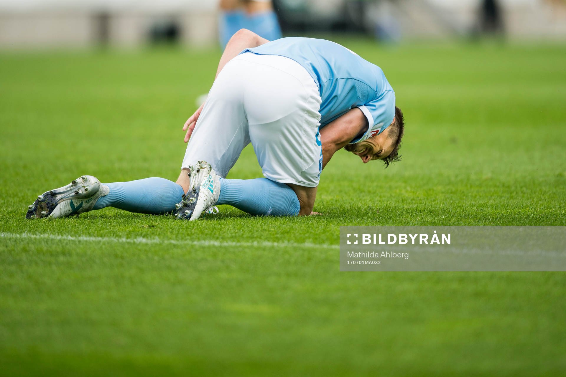 Malmö FFs Markus Rosenberg har ont