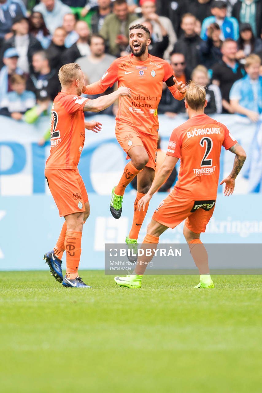 AFC Eskilstunas Omar Eddahri jublar