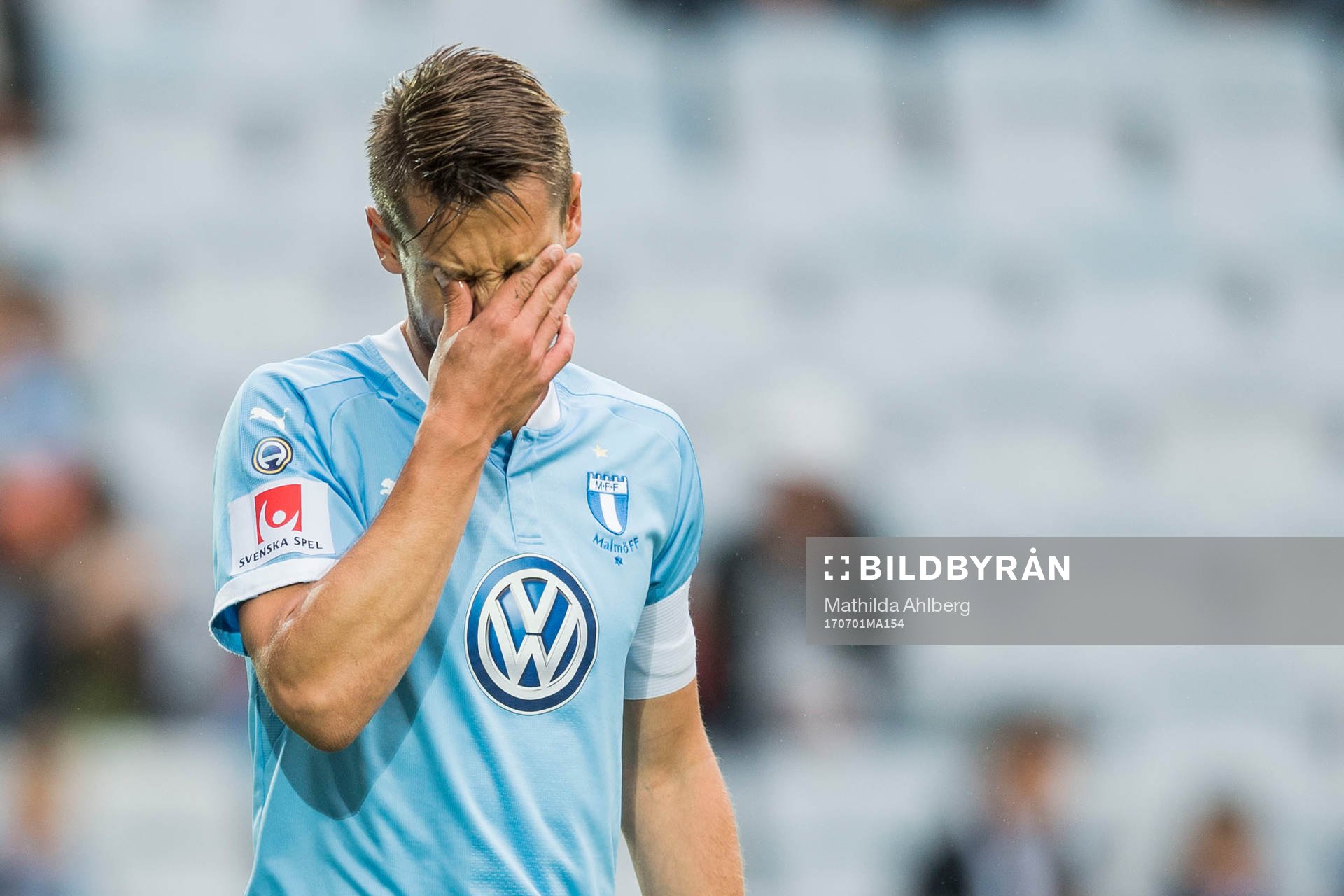 Malmö FFs Markus Rosenberg deppar