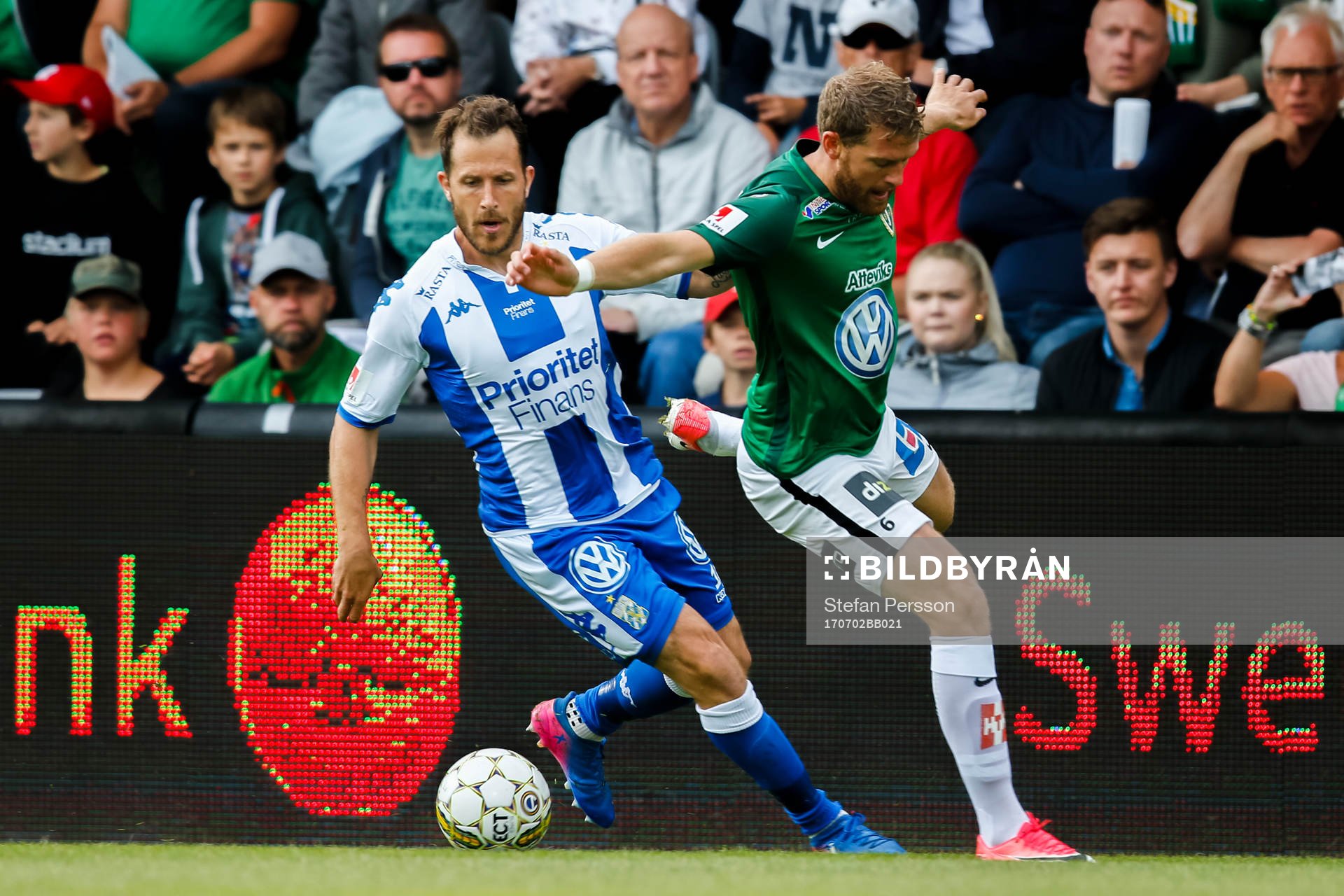 IFK Göteborgs Tobias Hysen och Jönköpings Stefan Karlsson