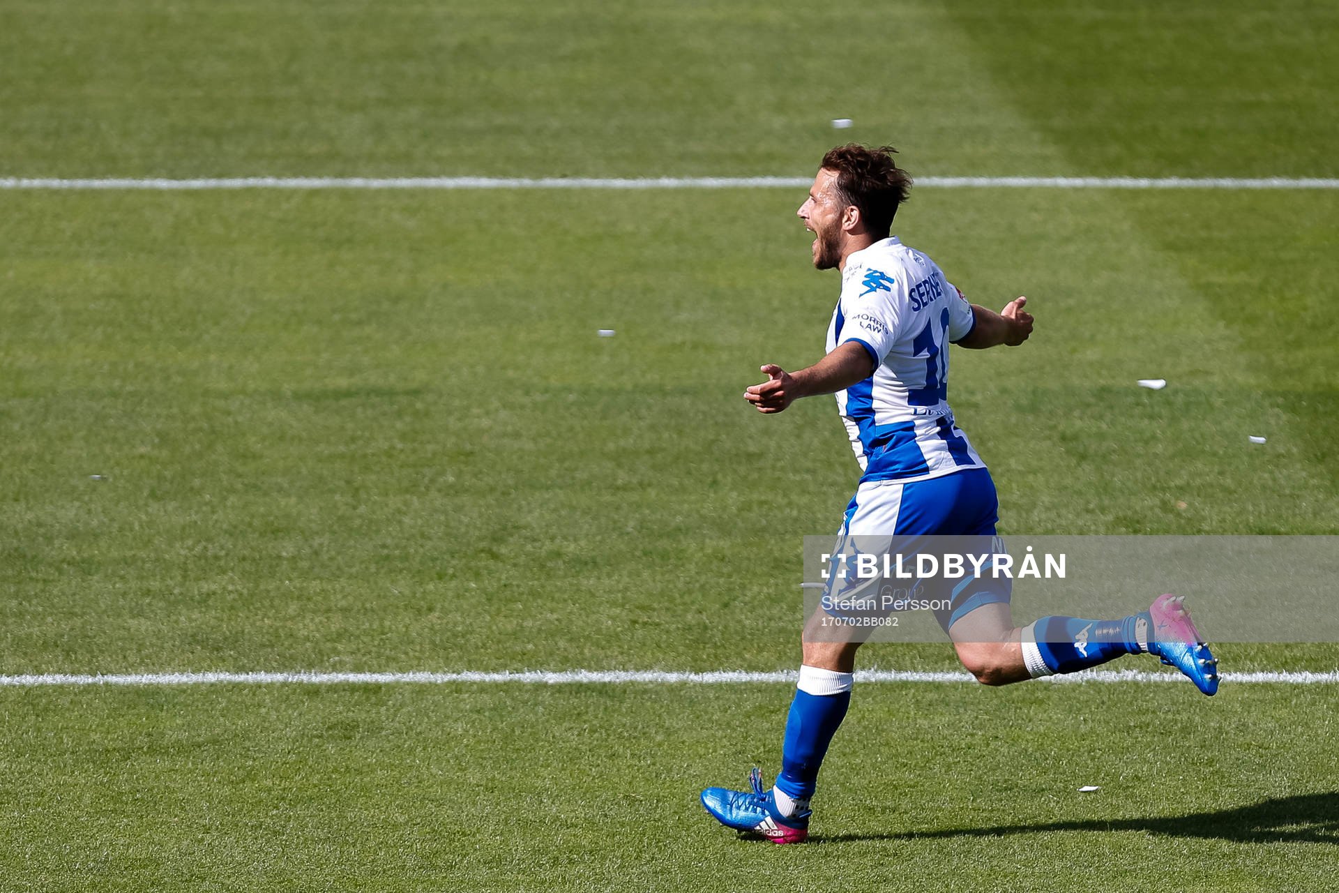IFK Göteborgs Tobias Hysen jublar