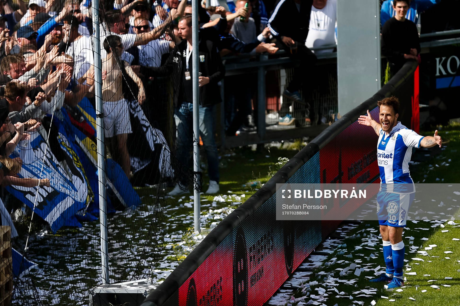 IFK Göteborgs Tobias Hysen jublar