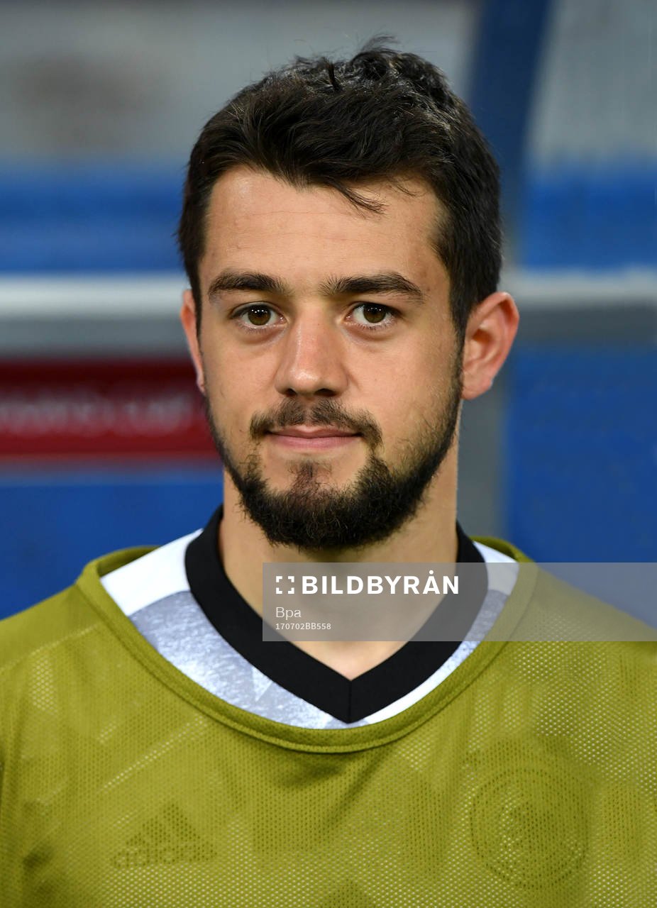 Fotboll, VM 2018, Porträtt, Tyskland: Amin Younes, Tyskland, poserar för ett porträtt den 2 juli 2017 i Tyskland
