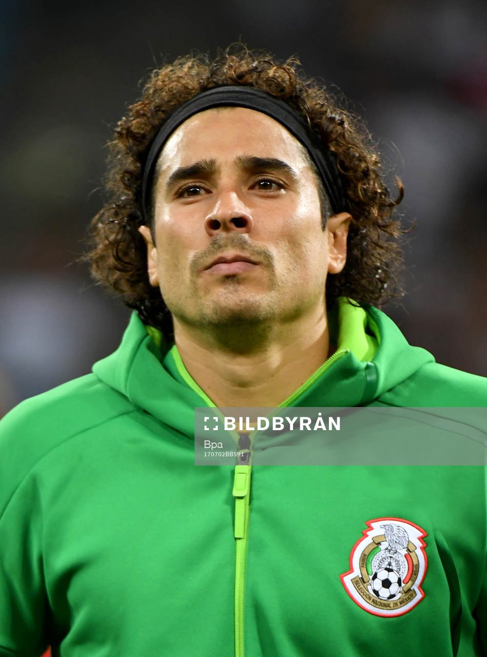 Fotboll, VM 2018, Porträtt, Mexico: Francisco Guillermo Ochoa, Mexico, poserar för ett porträtt den 2 juli 2017