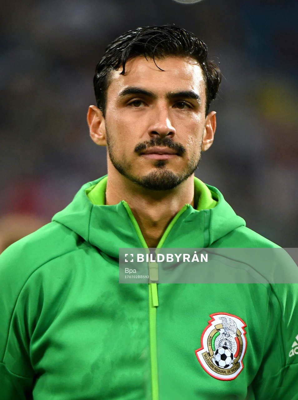 Fotboll, VM 2018, Porträtt, Mexico: Oswaldo Alanis Pantoja, Mexico, poserar för ett porträtt den 2 juli 2017