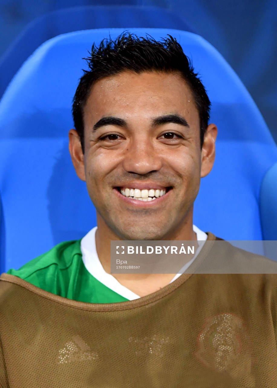 Fotboll, VM 2018, Porträtt, Mexico: Marco Jhonfai Fabian de la Mora, Mexico, poserar för ett porträtt den 2 juli 2017