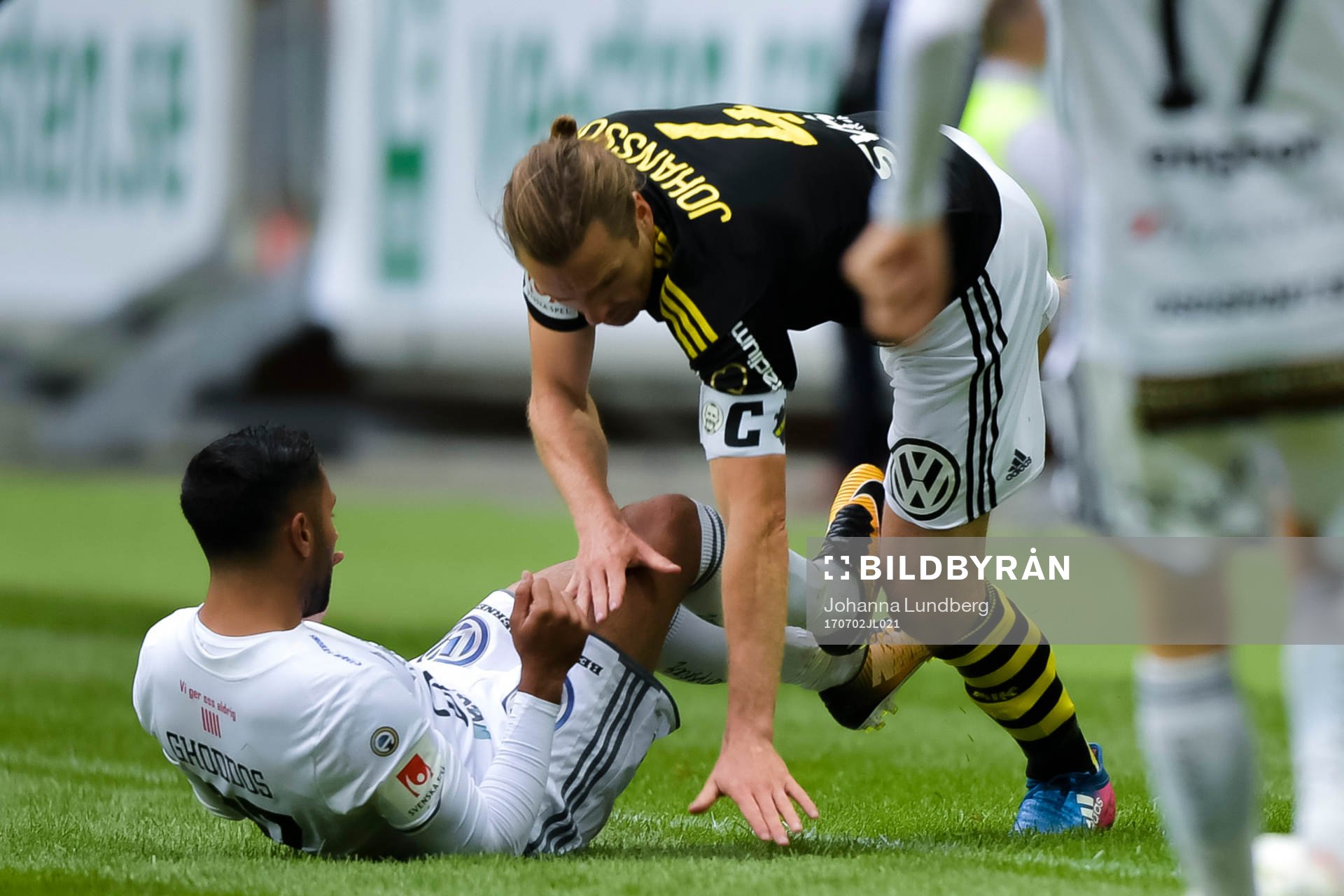 s Nils-Eric Johansson och Östersunds Saman Ghoddos