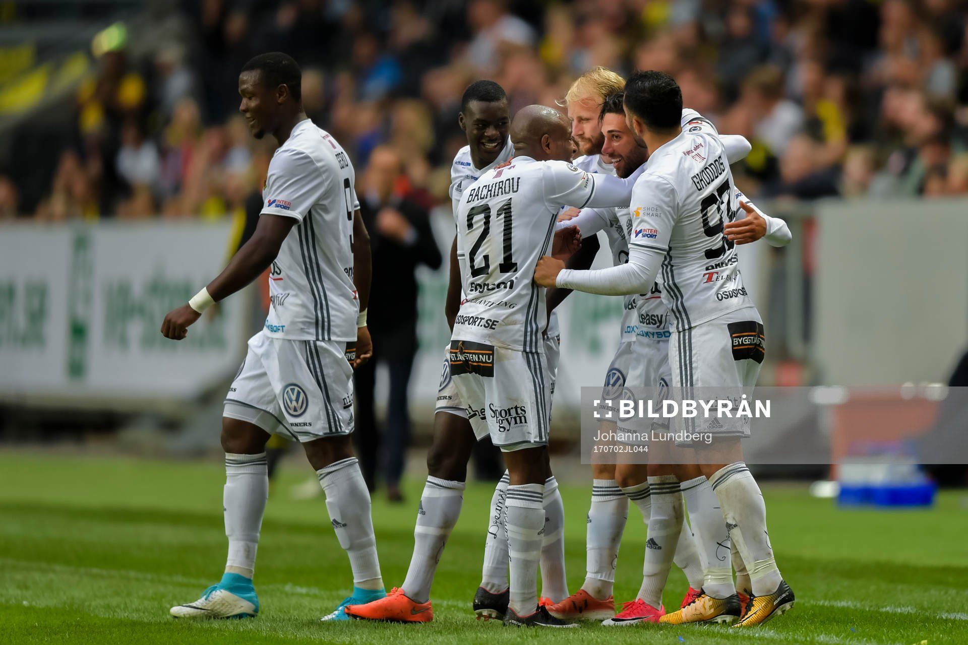 Östersunds spelare jublar