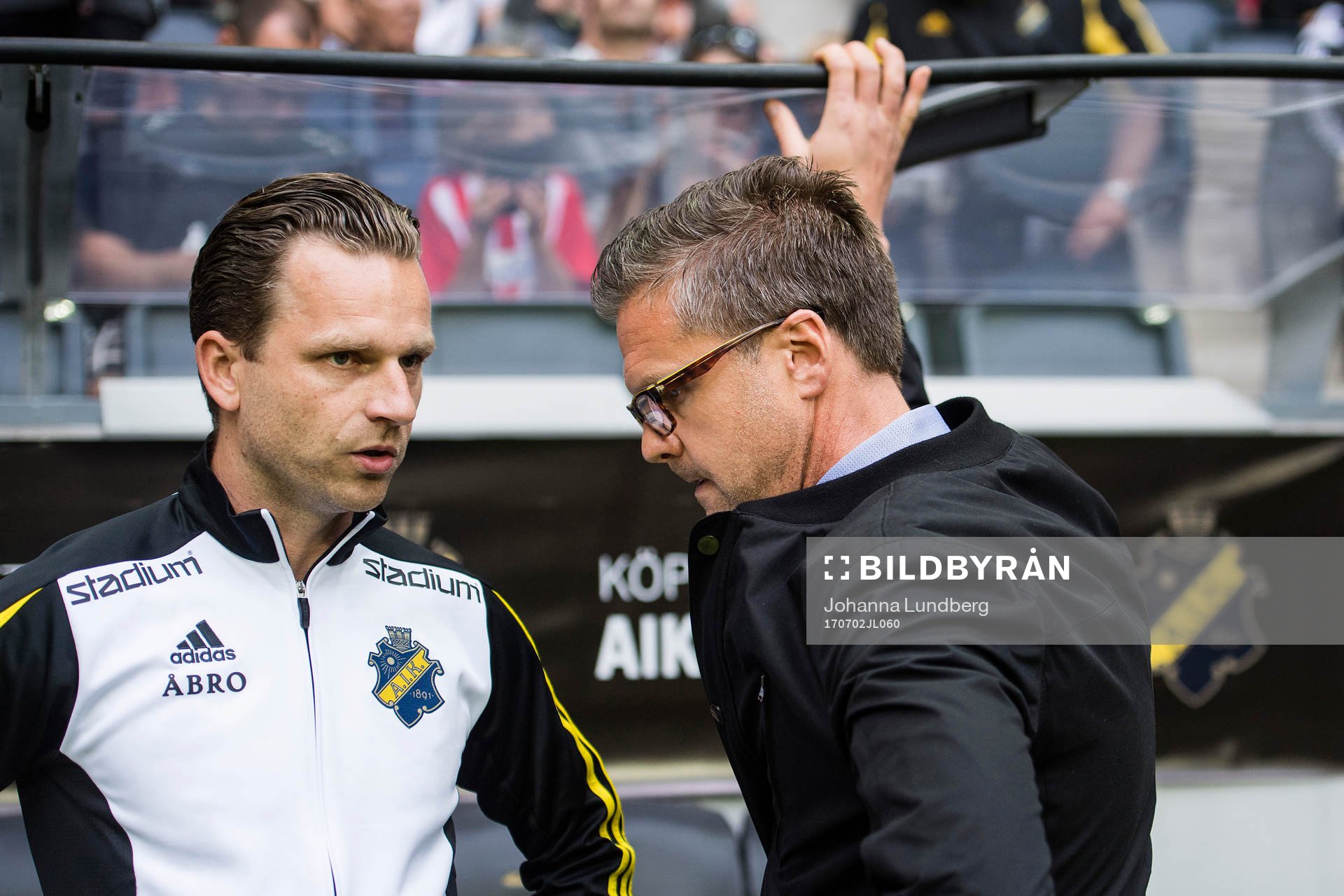 s assisterande tränare Bartosz Grzelak och tränare Rikard