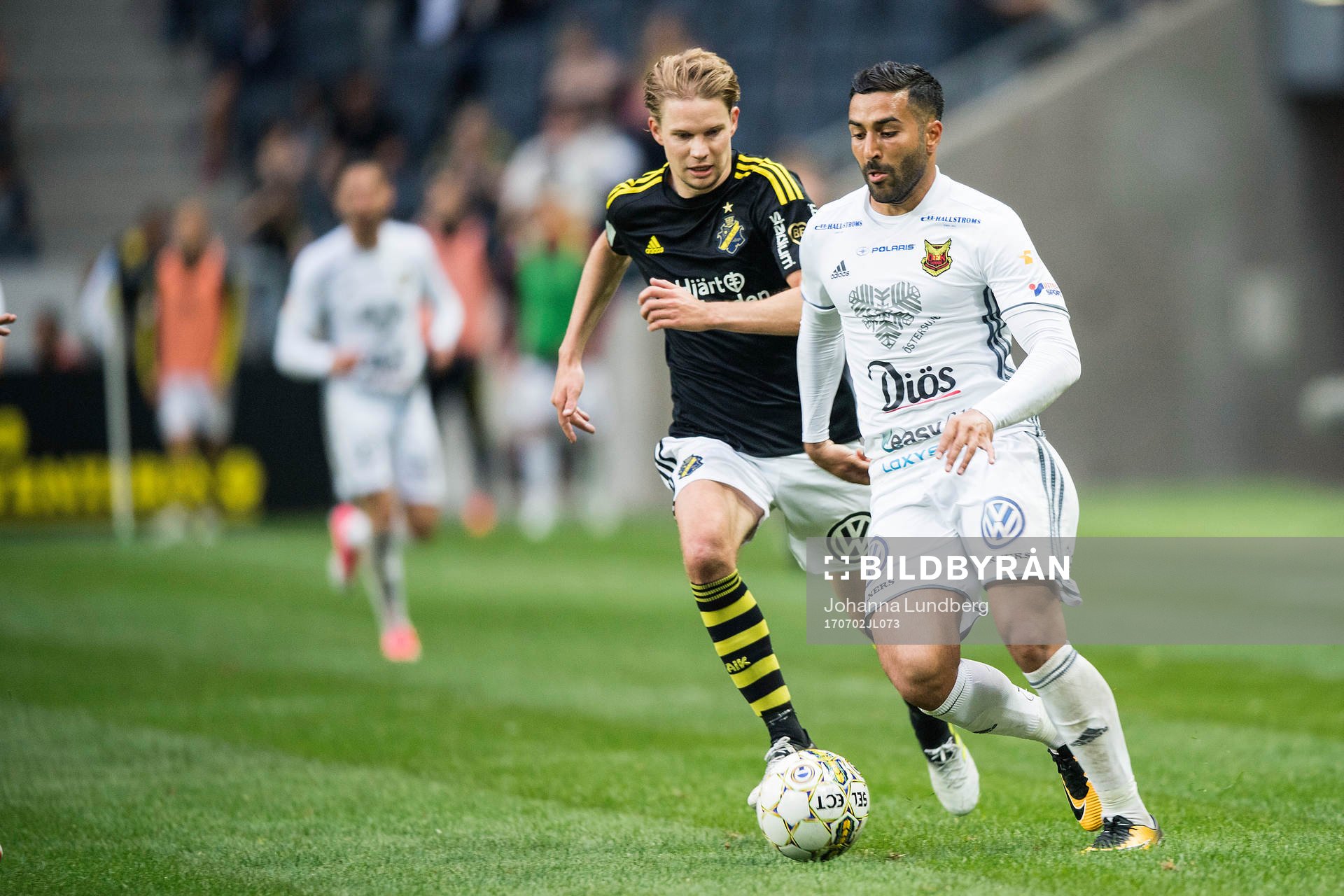 s Johan Blomberg och Östersunds Saman Ghoddos