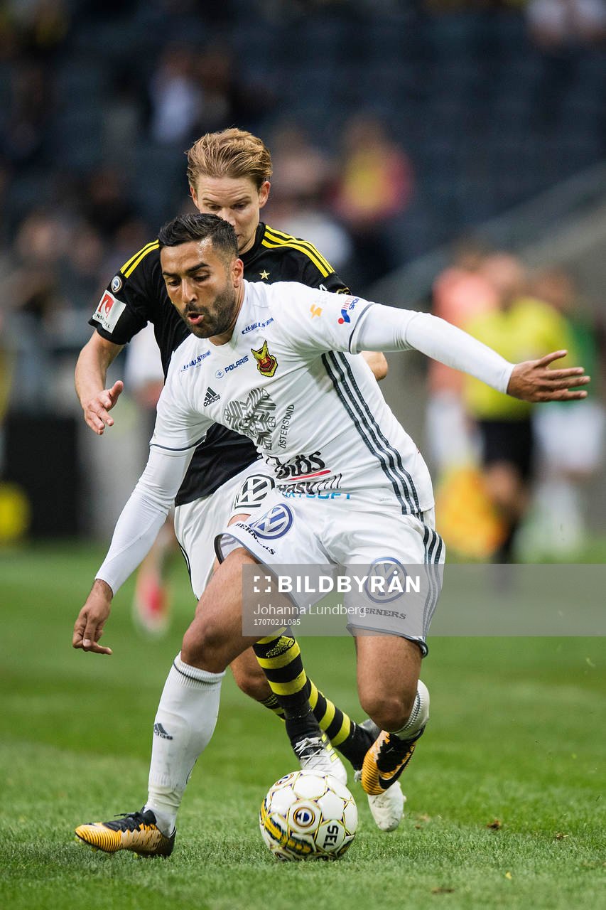 s Johan Blomberg och Östersunds Saman Ghoddos