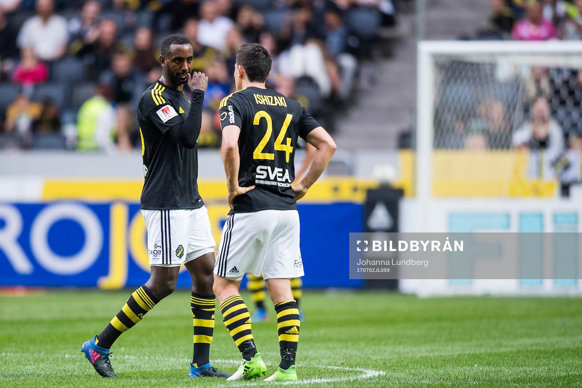 s Henok Goitom och Stefan Ishizaki deppar