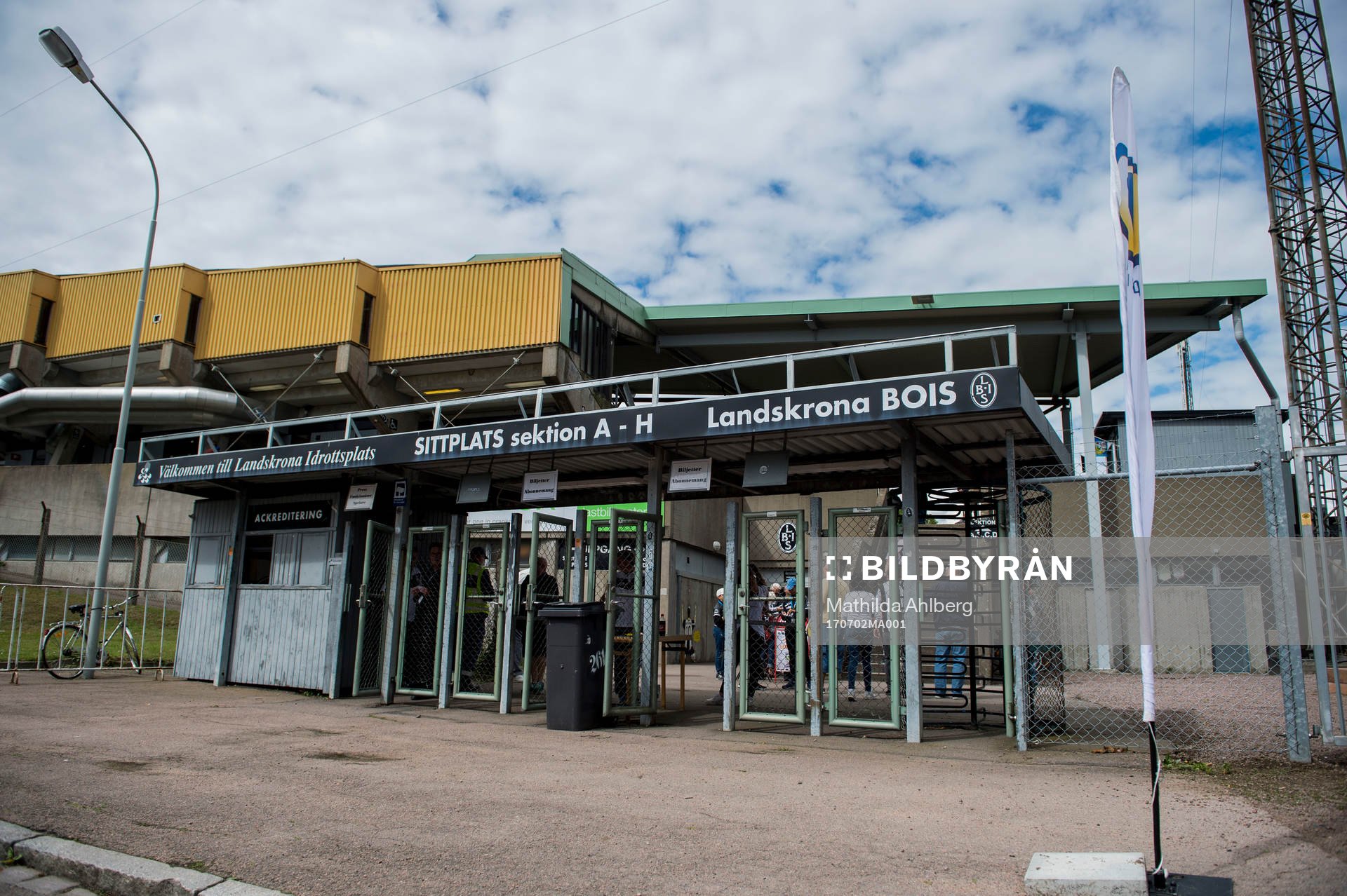 Exteriör av Landskrona IP