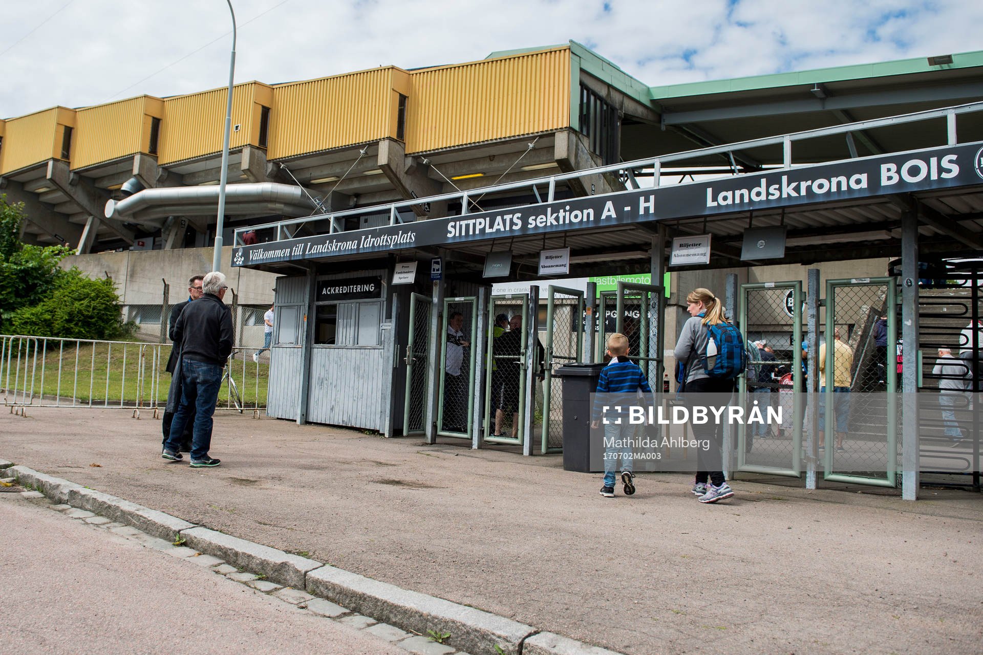 Exteriör av Landskrona IP