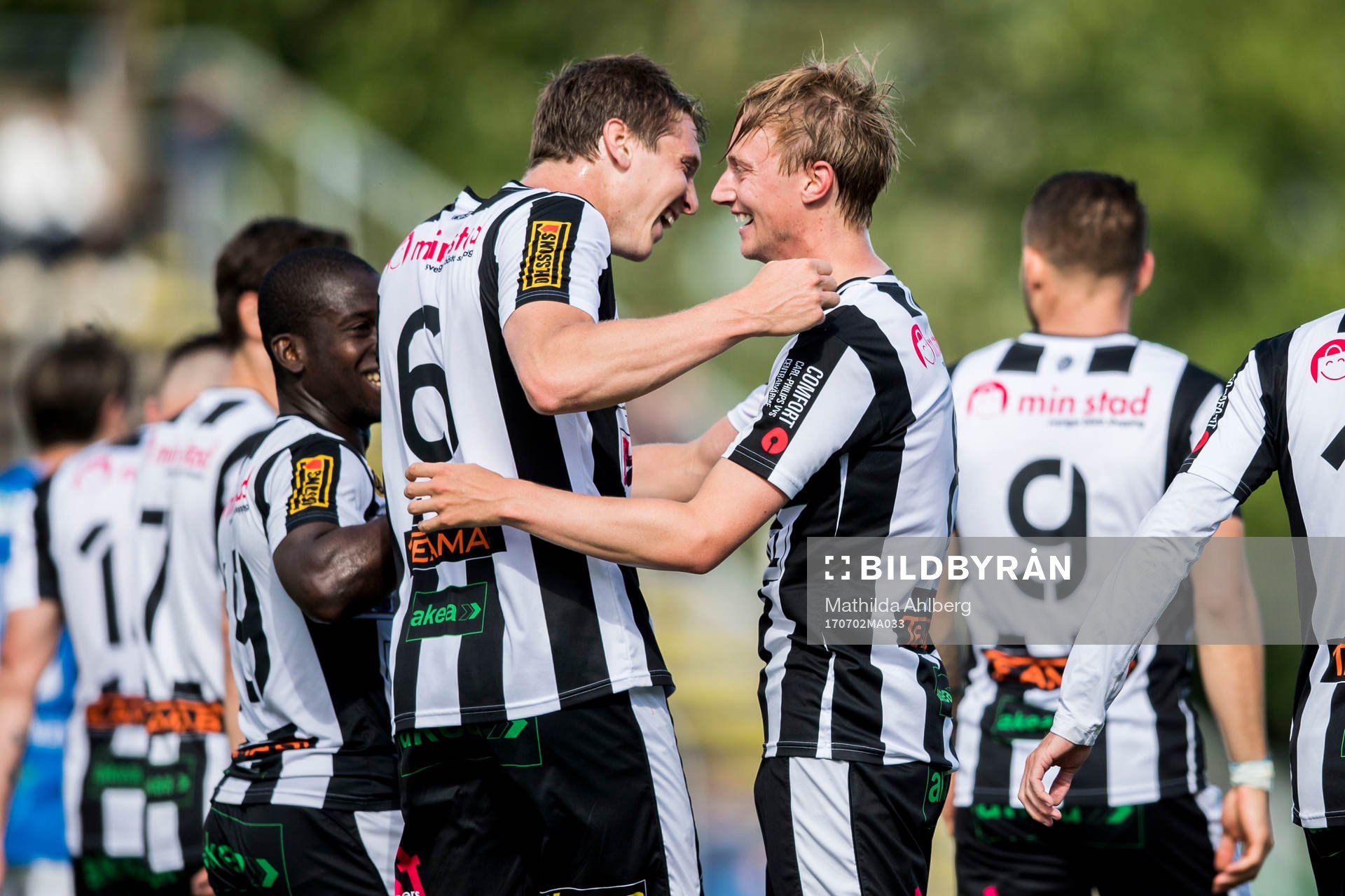 Landskronas Måns Ekvall jublar