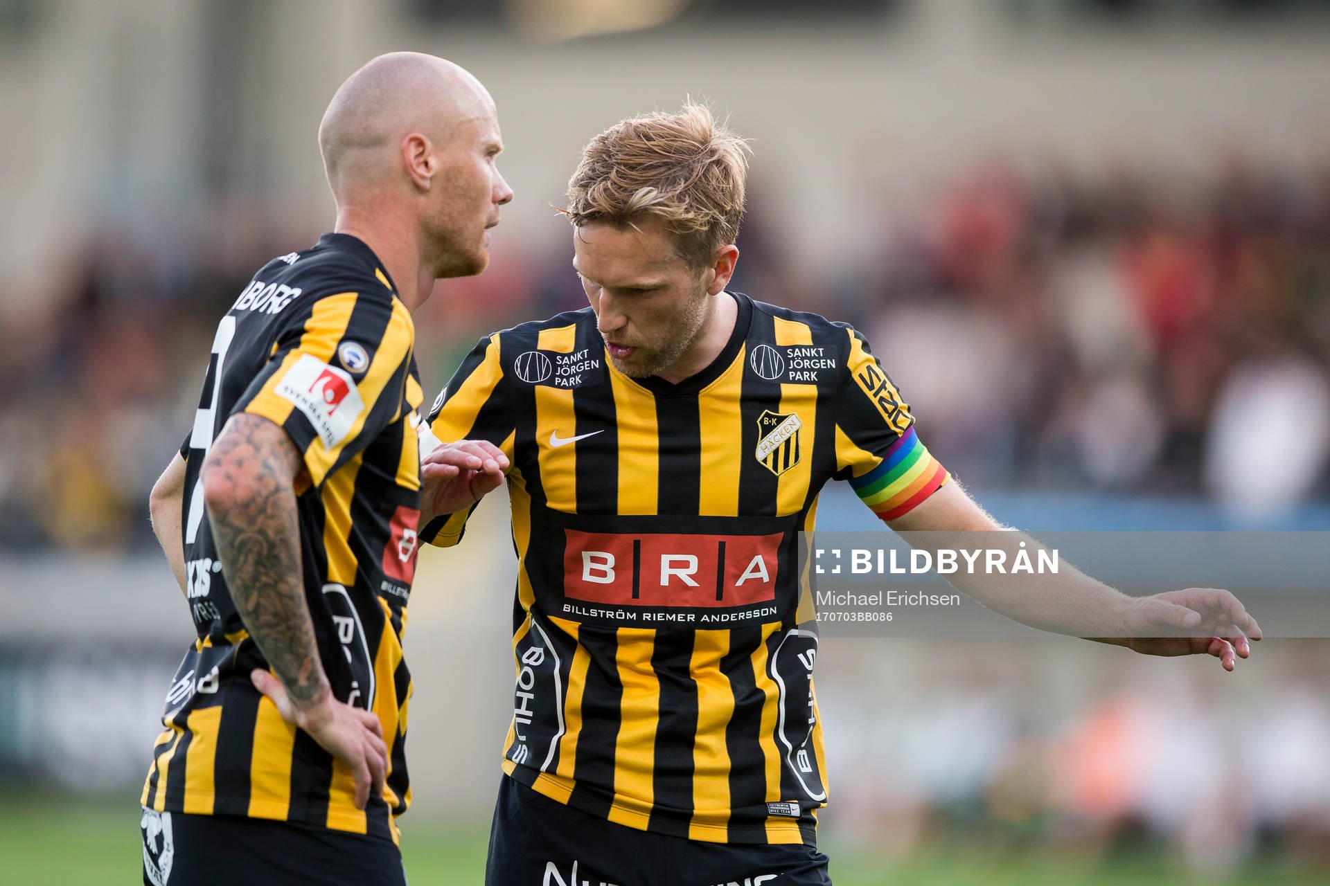 Häckens Alexander Farnerud och Rasmus Lindgren