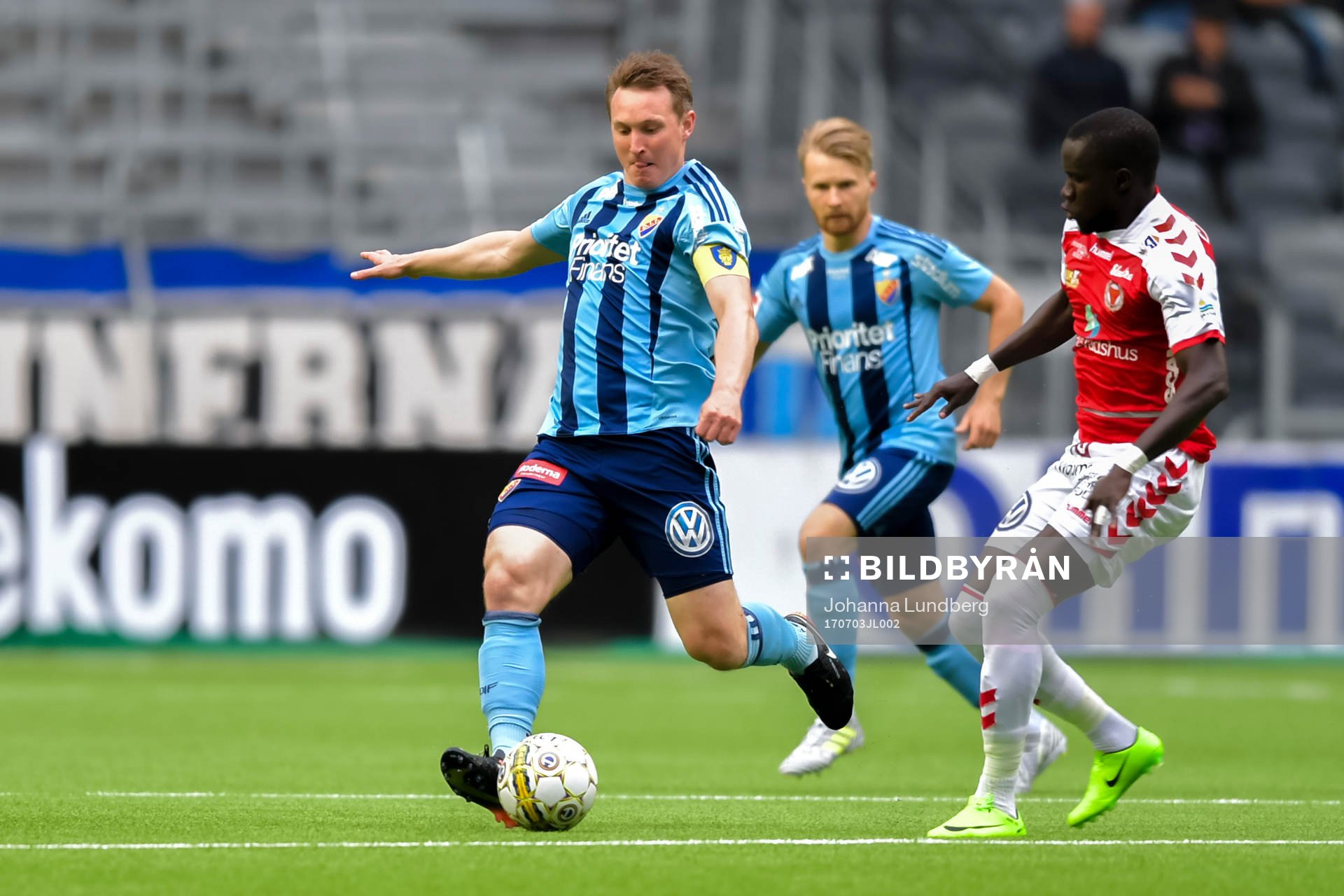 Djurgårdens Kim Källström och Kalmars Ismael Silva Lima