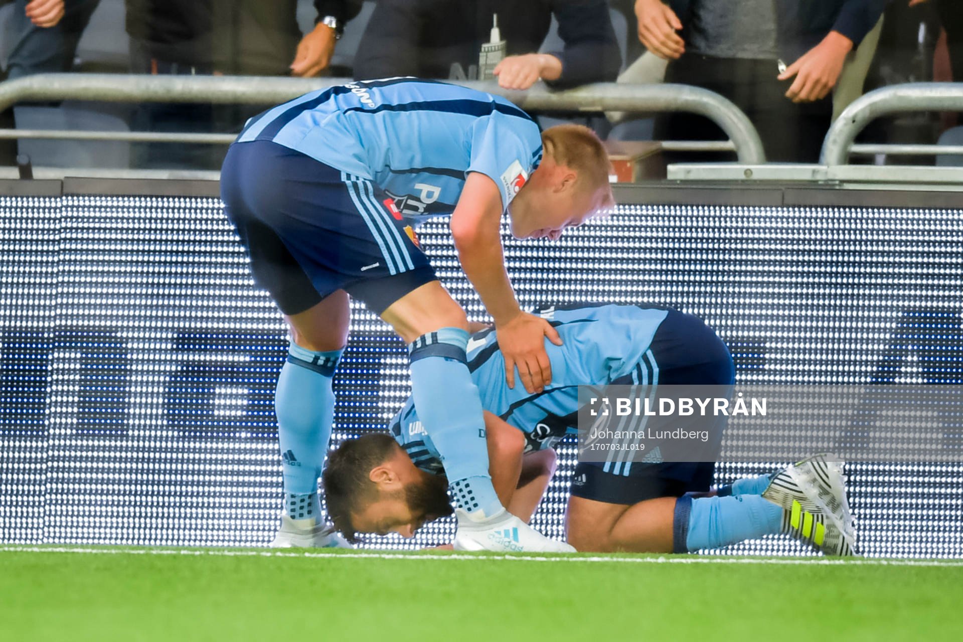 Djurgårdens Othman El Kabir jublar
