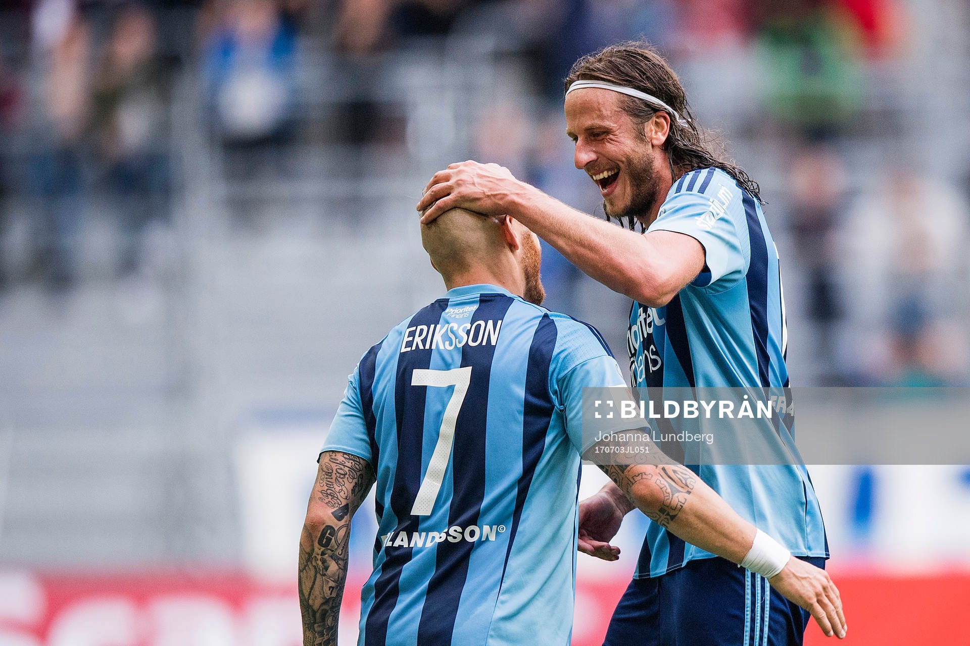 Djurgårdens Jonas Olsson jublar