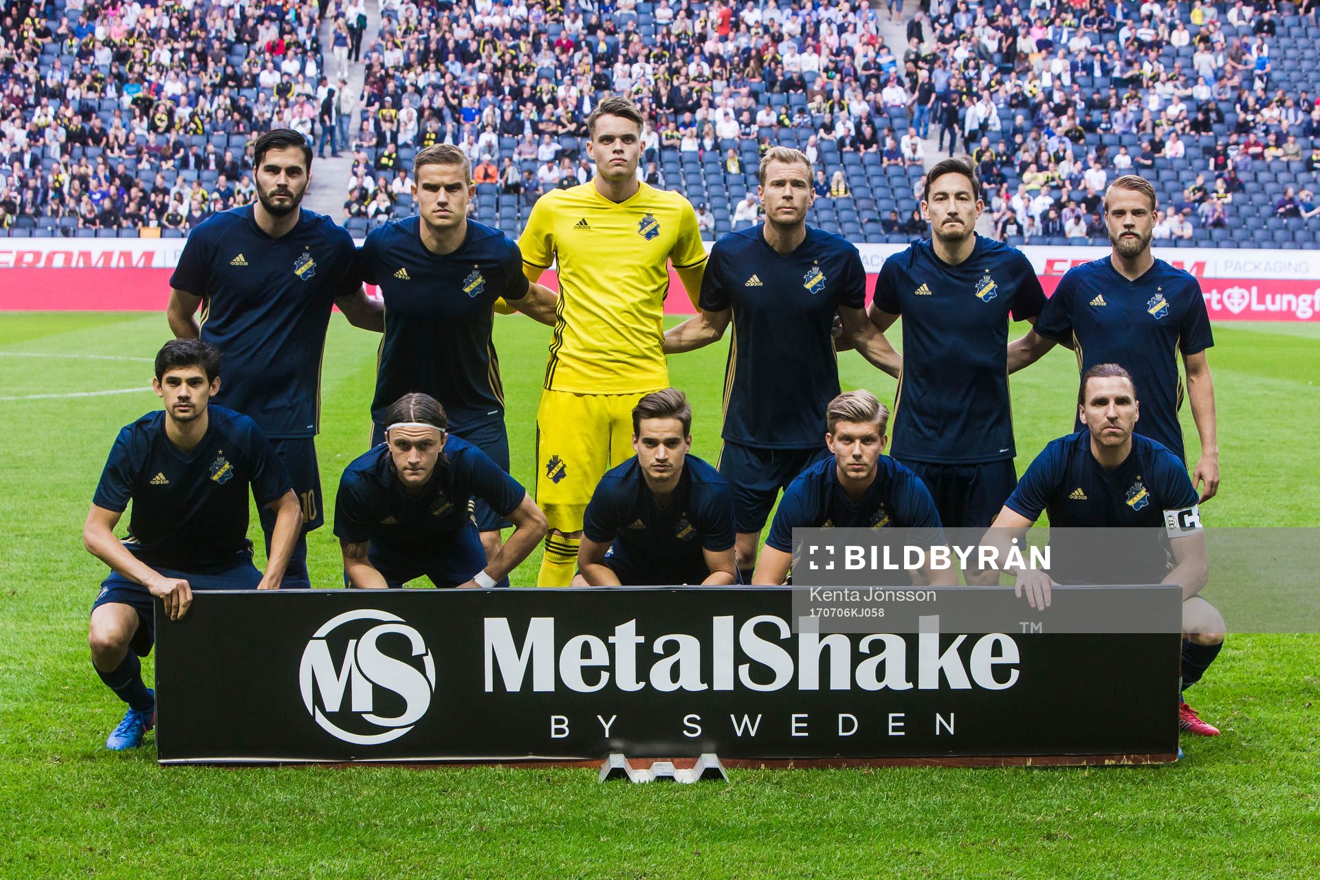 s startelva med Denni Avdic , Eero Markkanen , målvakt