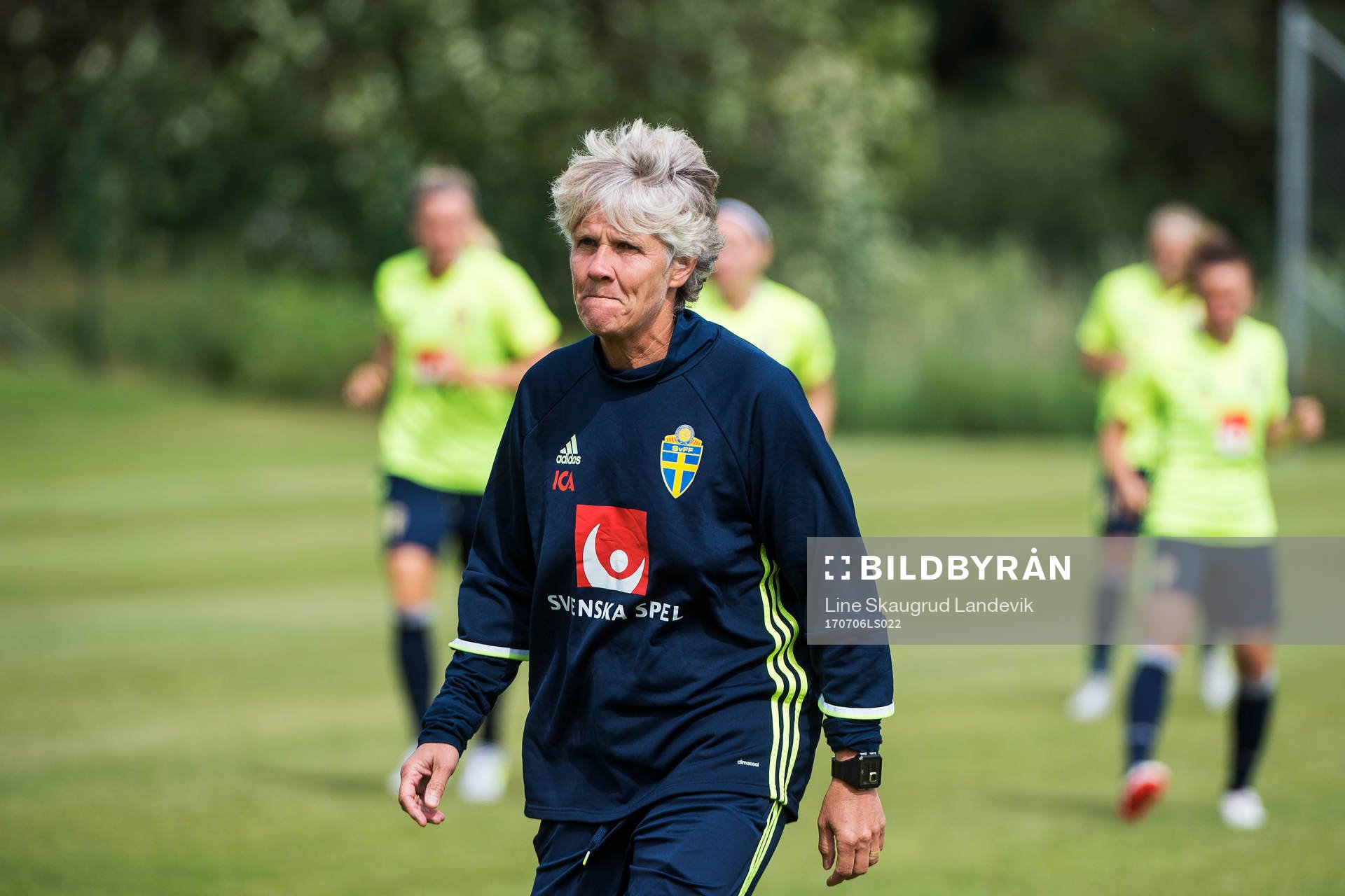Förbundskapten Pia Sundhage