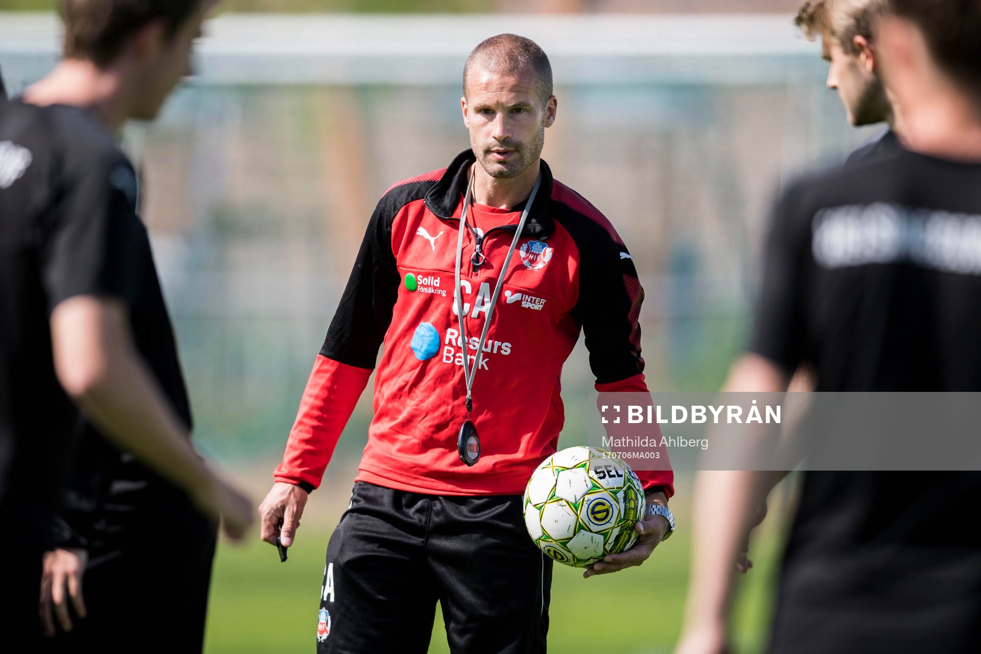 Helsingborgs assisterande tränare Christoffer Andersson