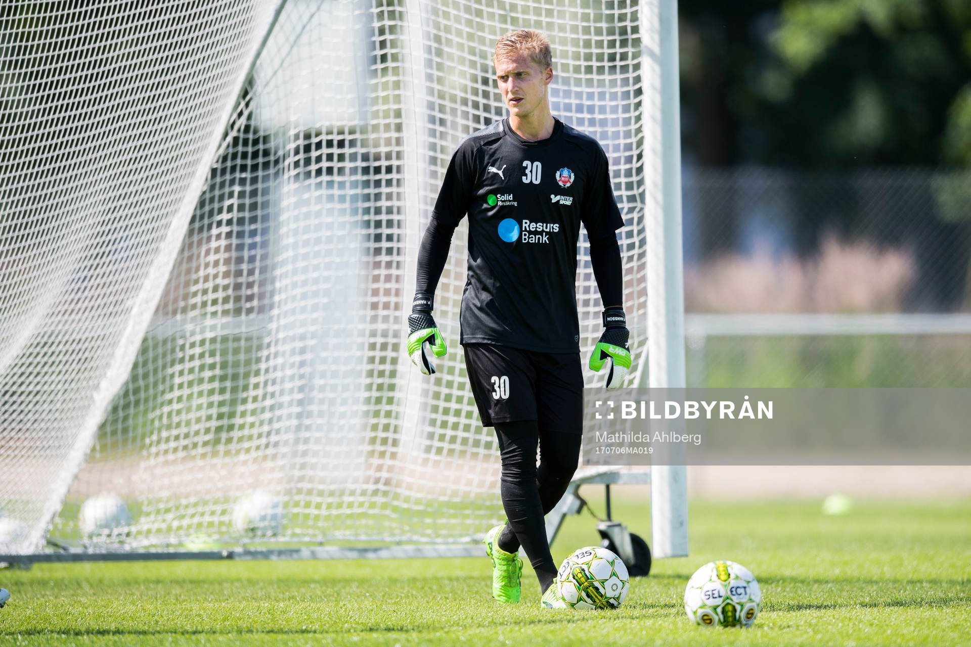 Helsingborgs målvakt Pär Hansson