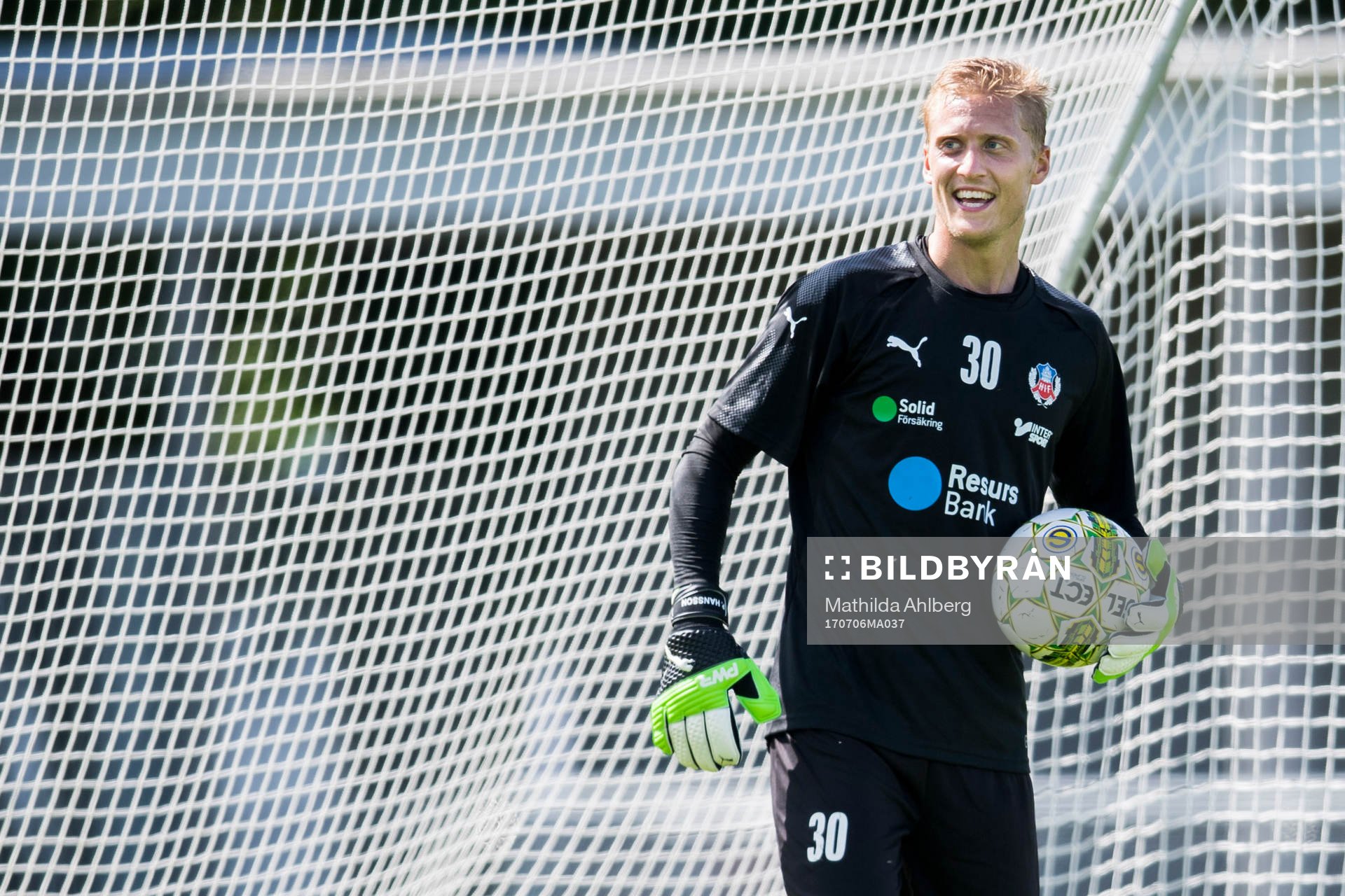 Helsingborgs målvakt Pär Hansson