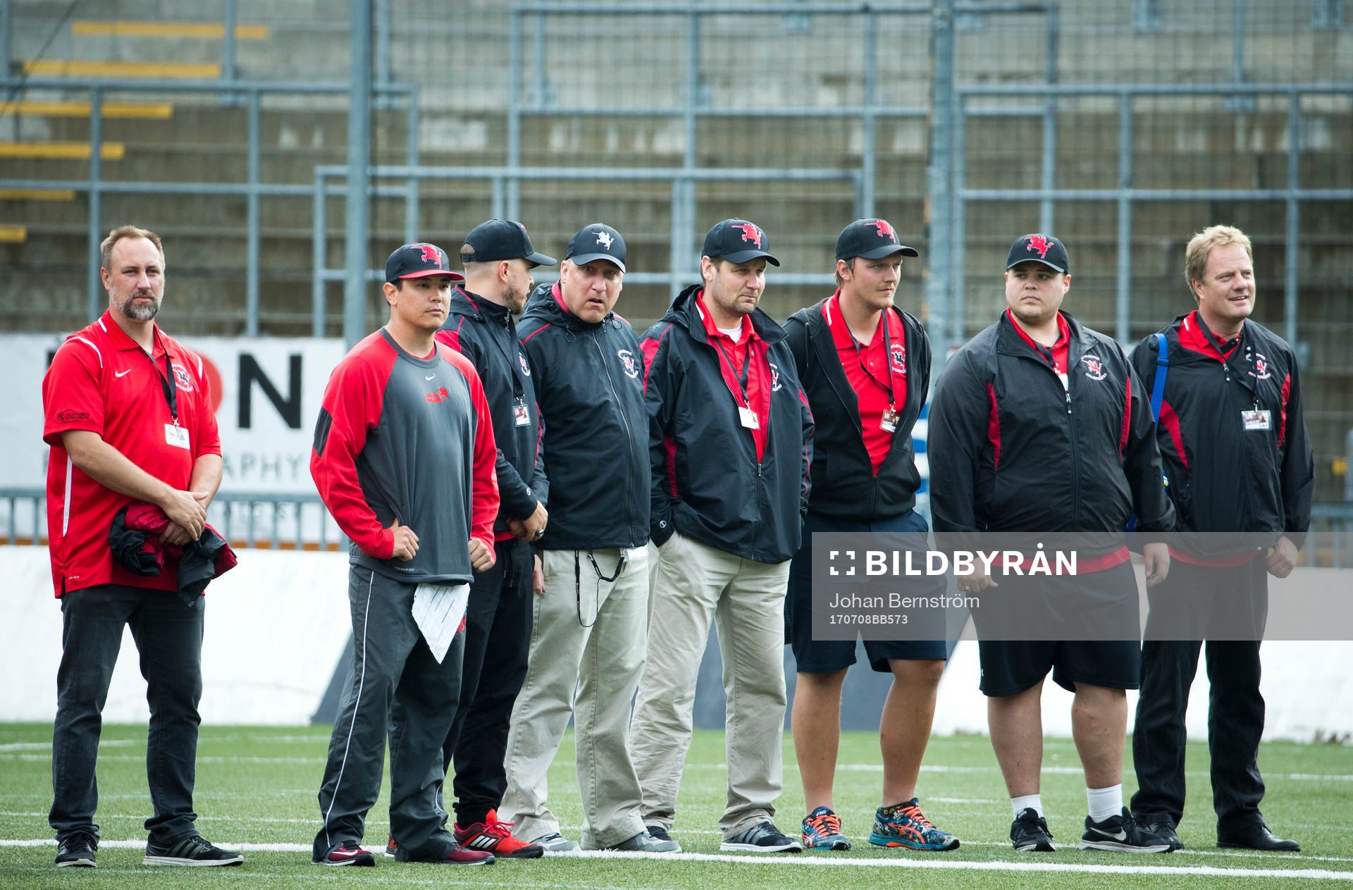Carlstad Crusaders tränare Tracey Gere under SM-finalen i Superserien mellan Örebro och Carlstad den 8 juli 2017 i Örebro.