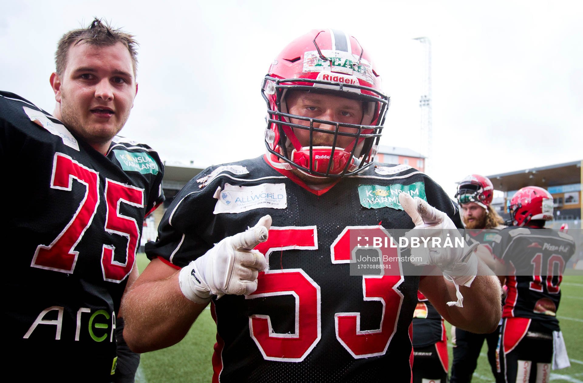 Carlstad Crusaders Marco Gudding jublar
