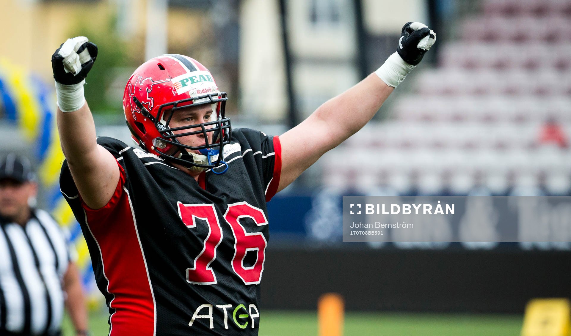 Carlstad Crusaders Carl Romlin jublar