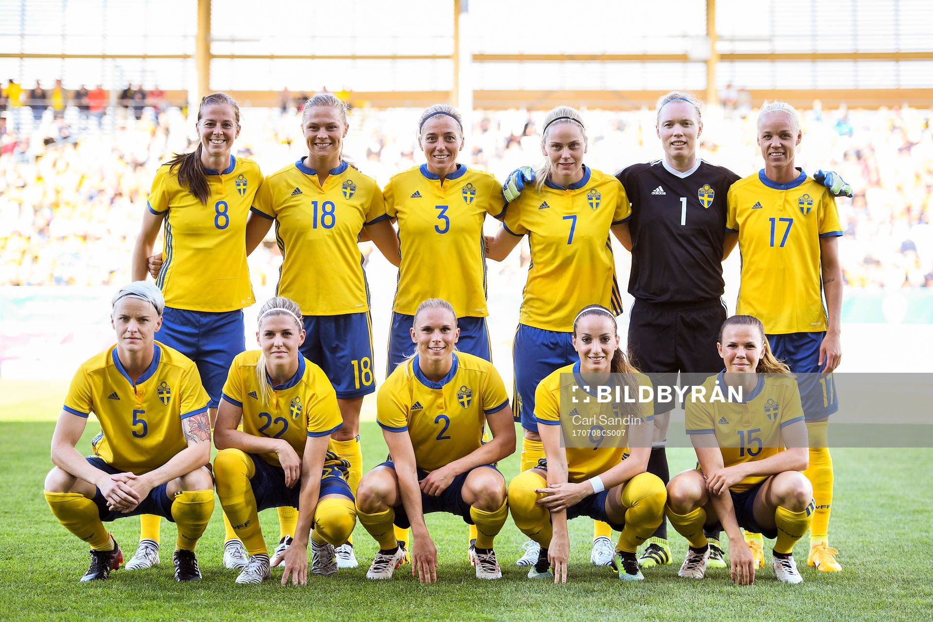 Lotta Schelin, Fridolina Rolfö, Linda Sembrant, Lisa