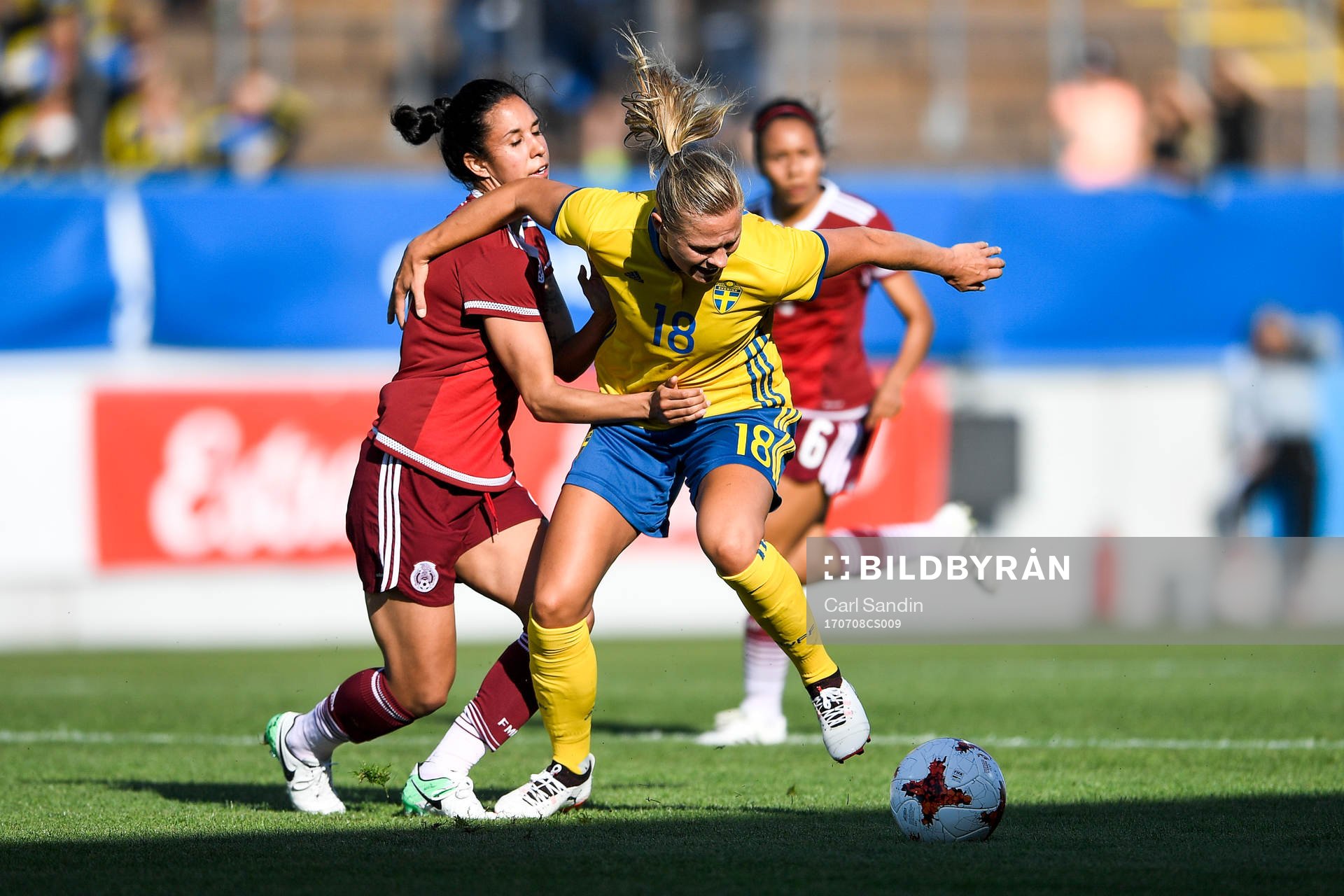 Mexikos Bianca Sierra och Sveriges Fridolina Rolfö