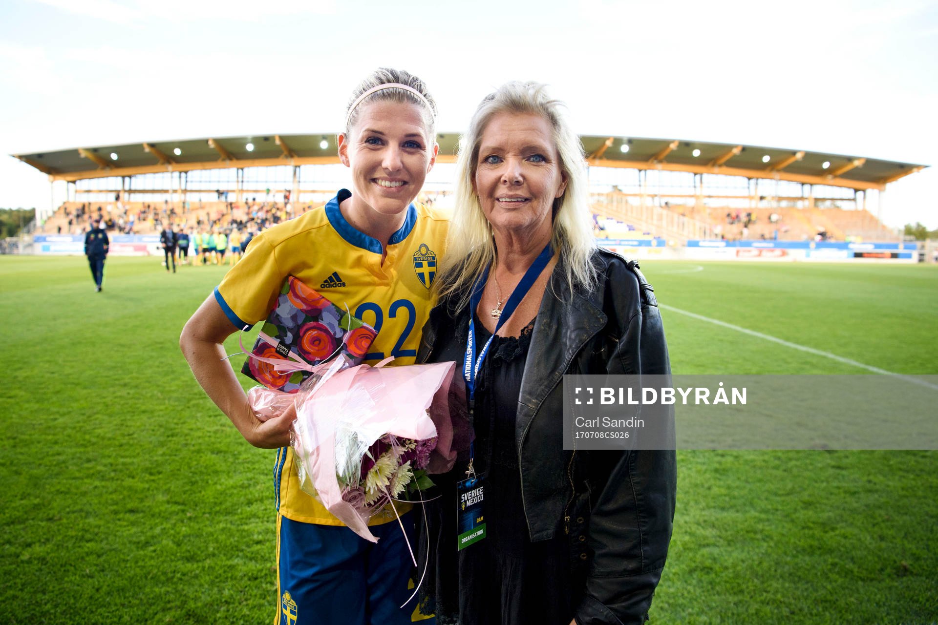 Sveriges Olivia Schough får pris som matchens lirare