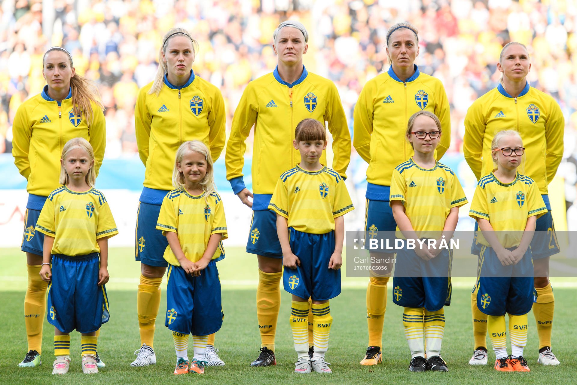 Sveriges Kosovare Asllani, Lisa Dahlkvist, Nilla Fischer,