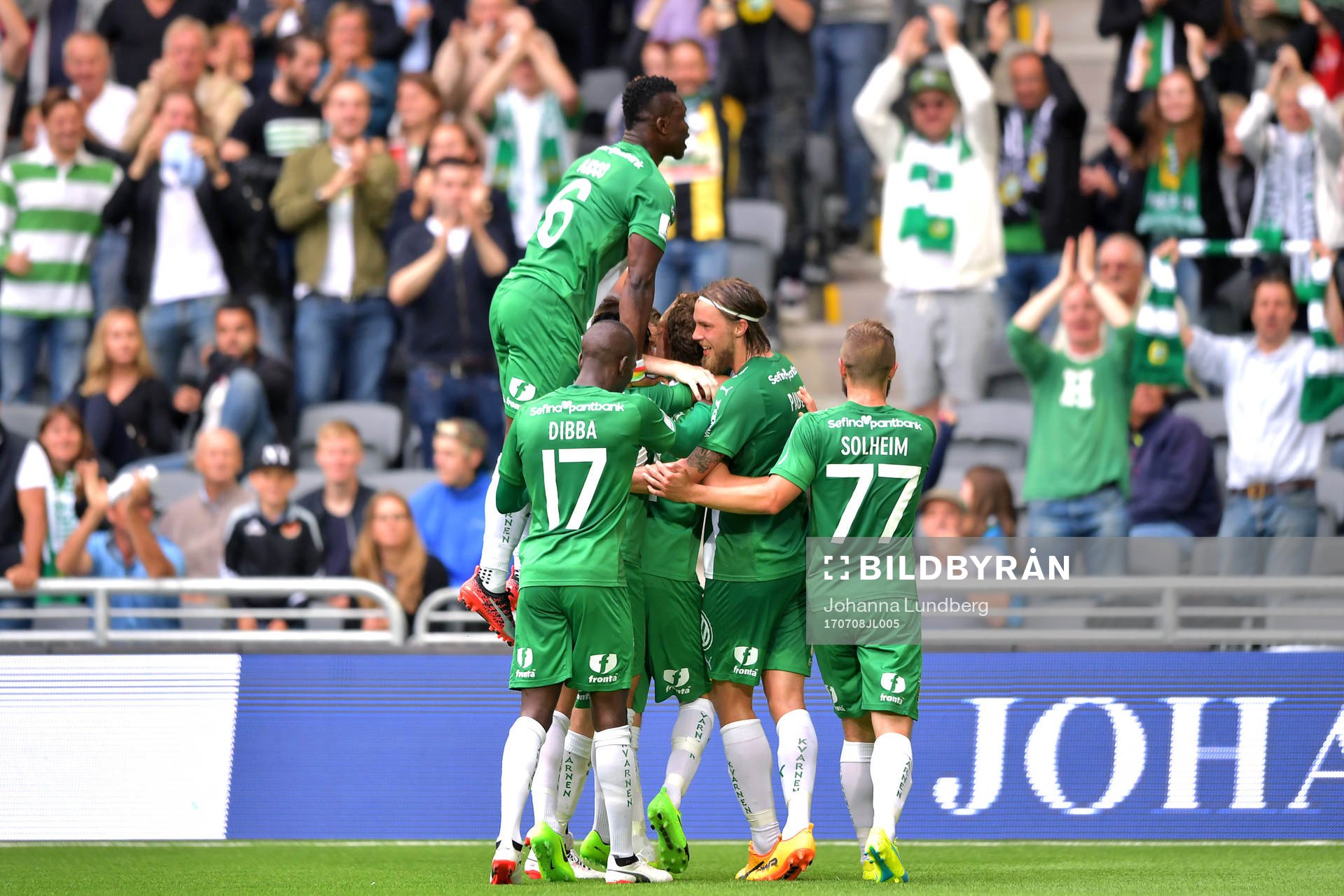 Hammarby och Fredrik Torsteinbö jublar