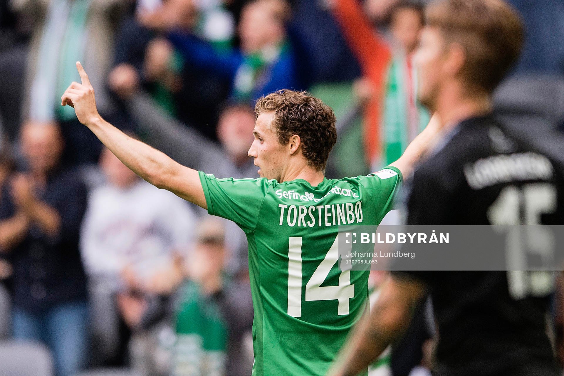 Hammarbys Fredrik Torsteinbö jublar