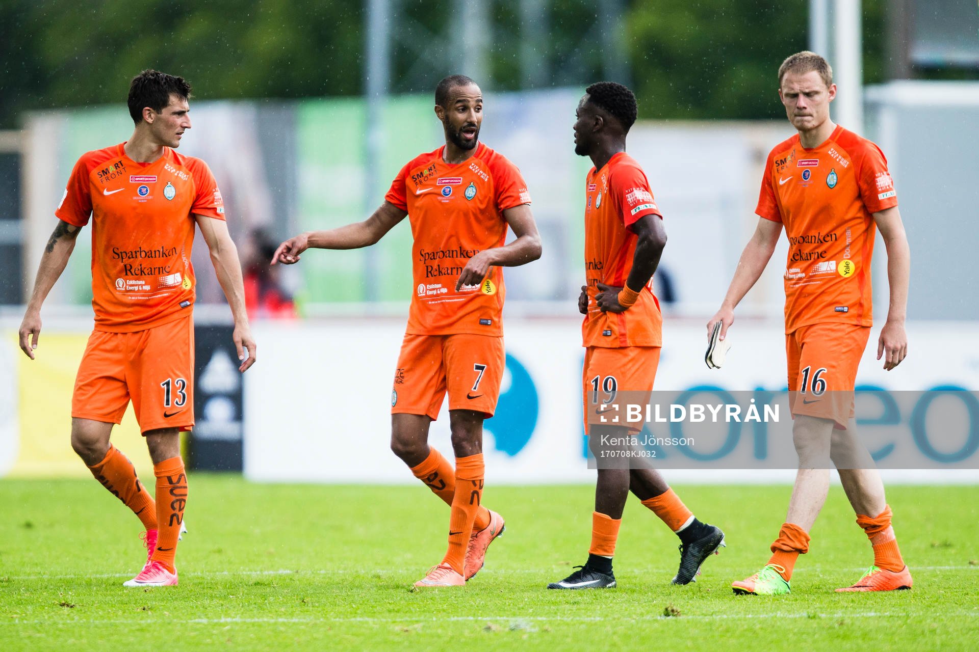 AFC Eskilstunas Thomas Piermayr , Ferid Ali , Buya Turay