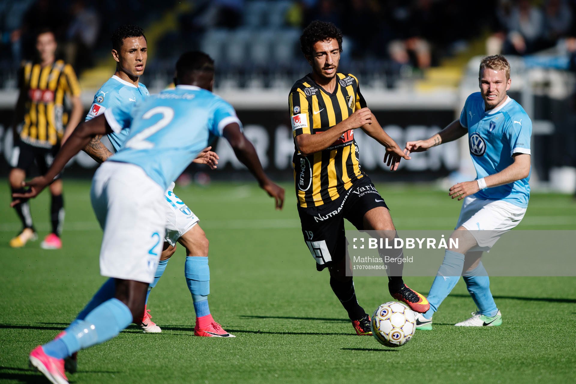 Malmö FFs Pa Konate, Yoshimar Yotún och Oscar Lewicki