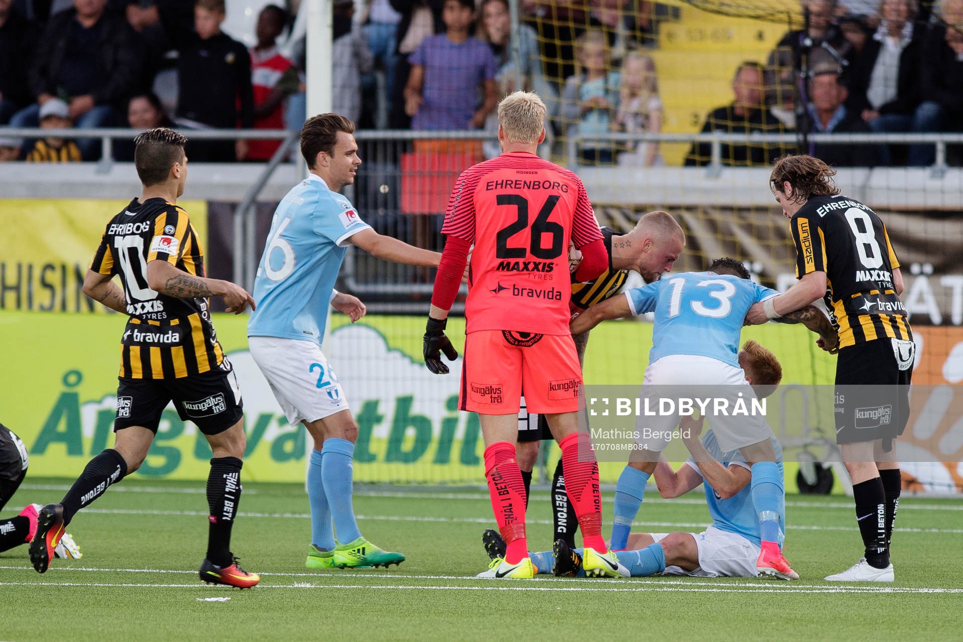 Malmö FFs Andreas Vindheim, Yoshimar Yotún och Anders