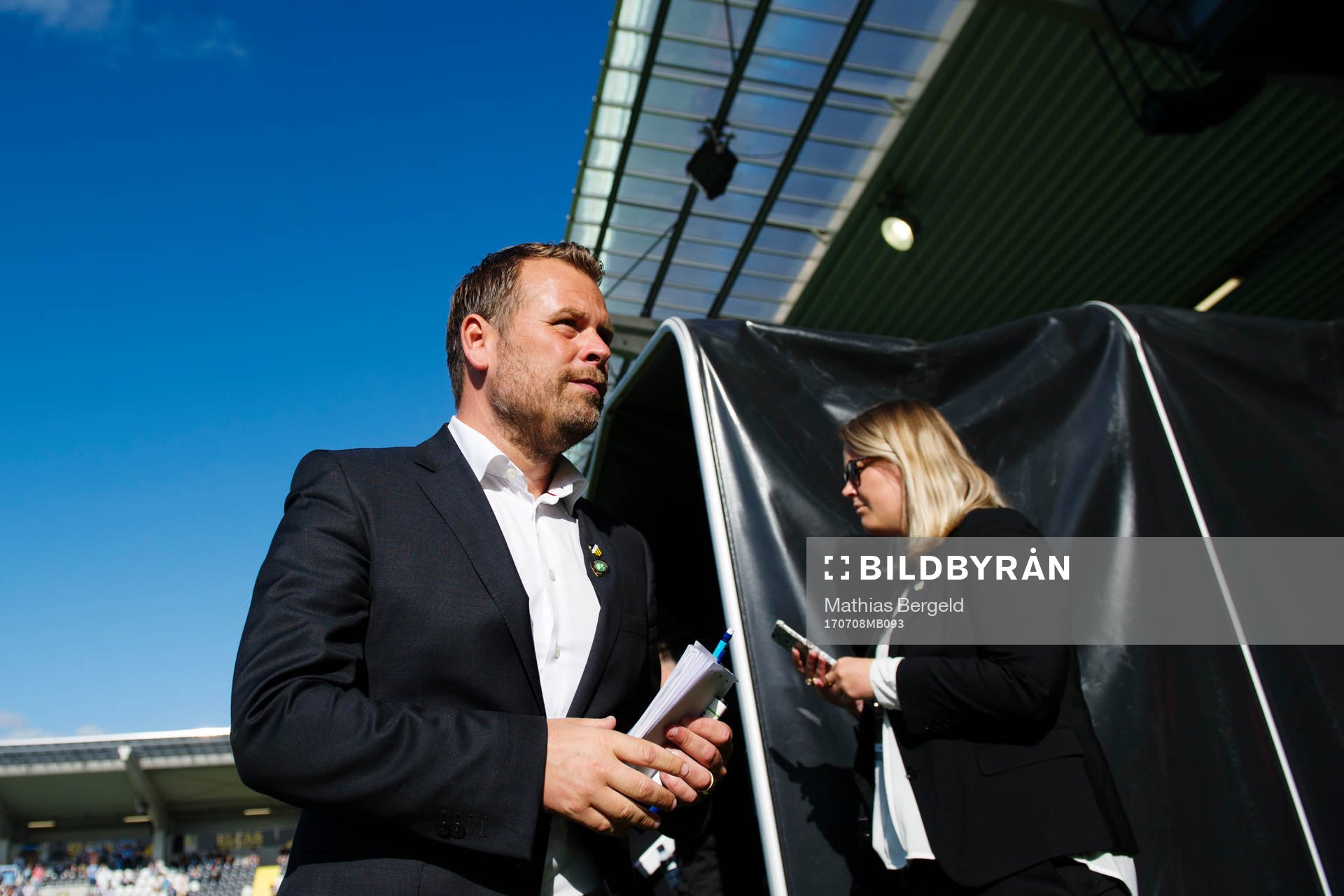 Häckens tränare Mikael Stahre