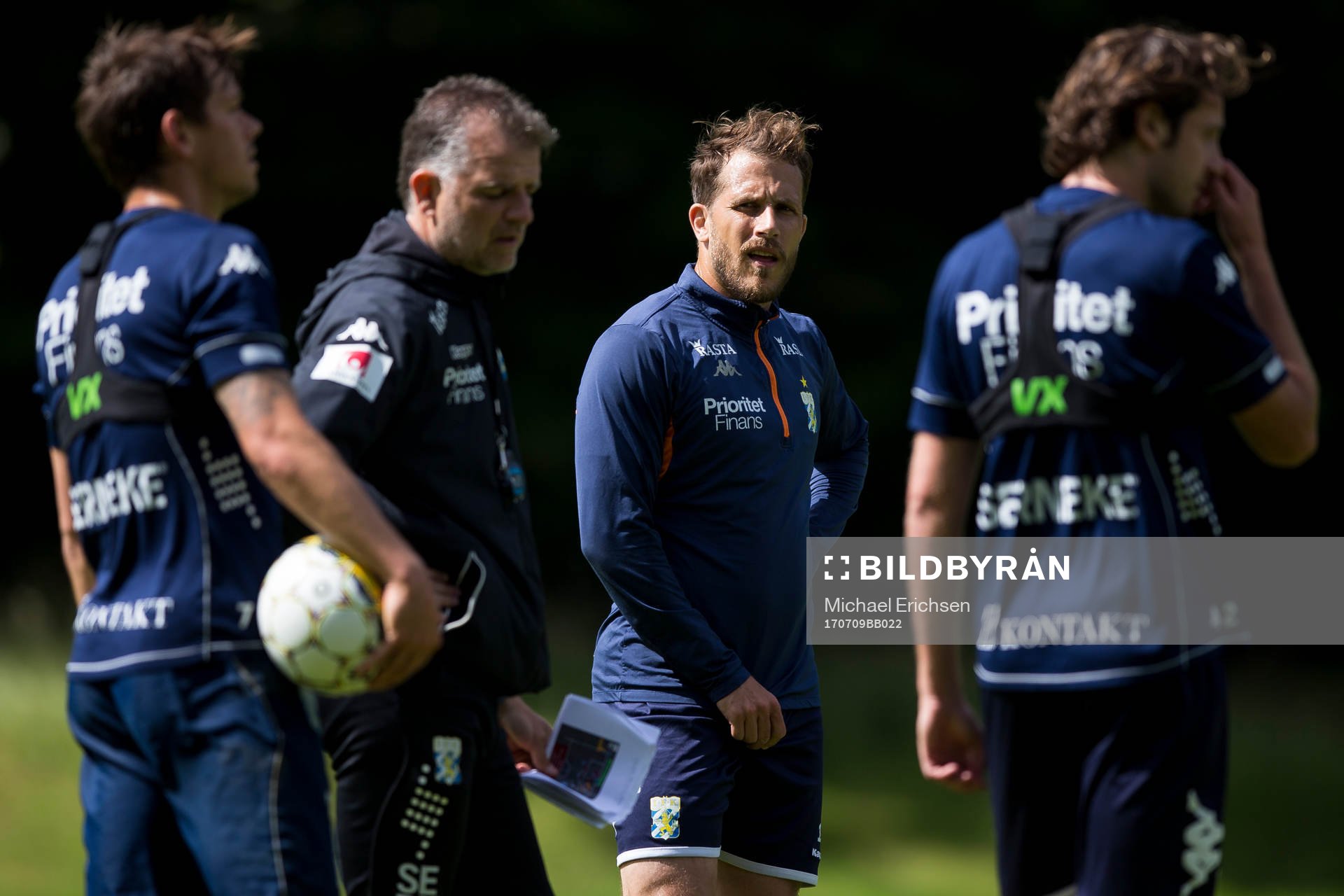IFK Göteborgs Tobias Hysen under en träning med IFK Göteborg den 9 juli 2017 i Göteborg.