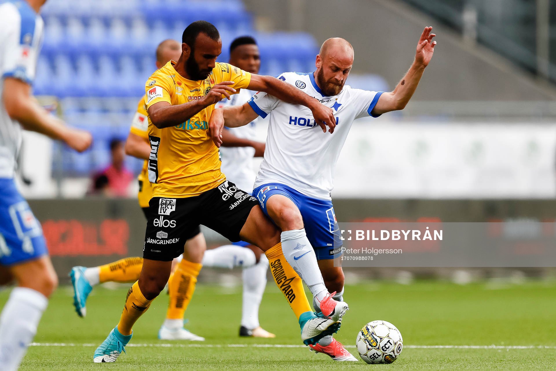 Elfsborgs Issam Jebali och Norrköpings Daniel Sjölund