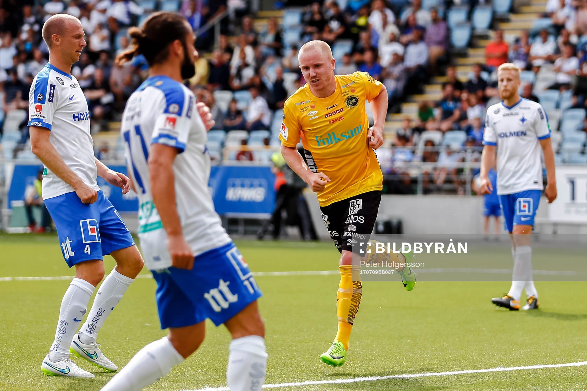 Elfsborgs Simon Lundevall jublar