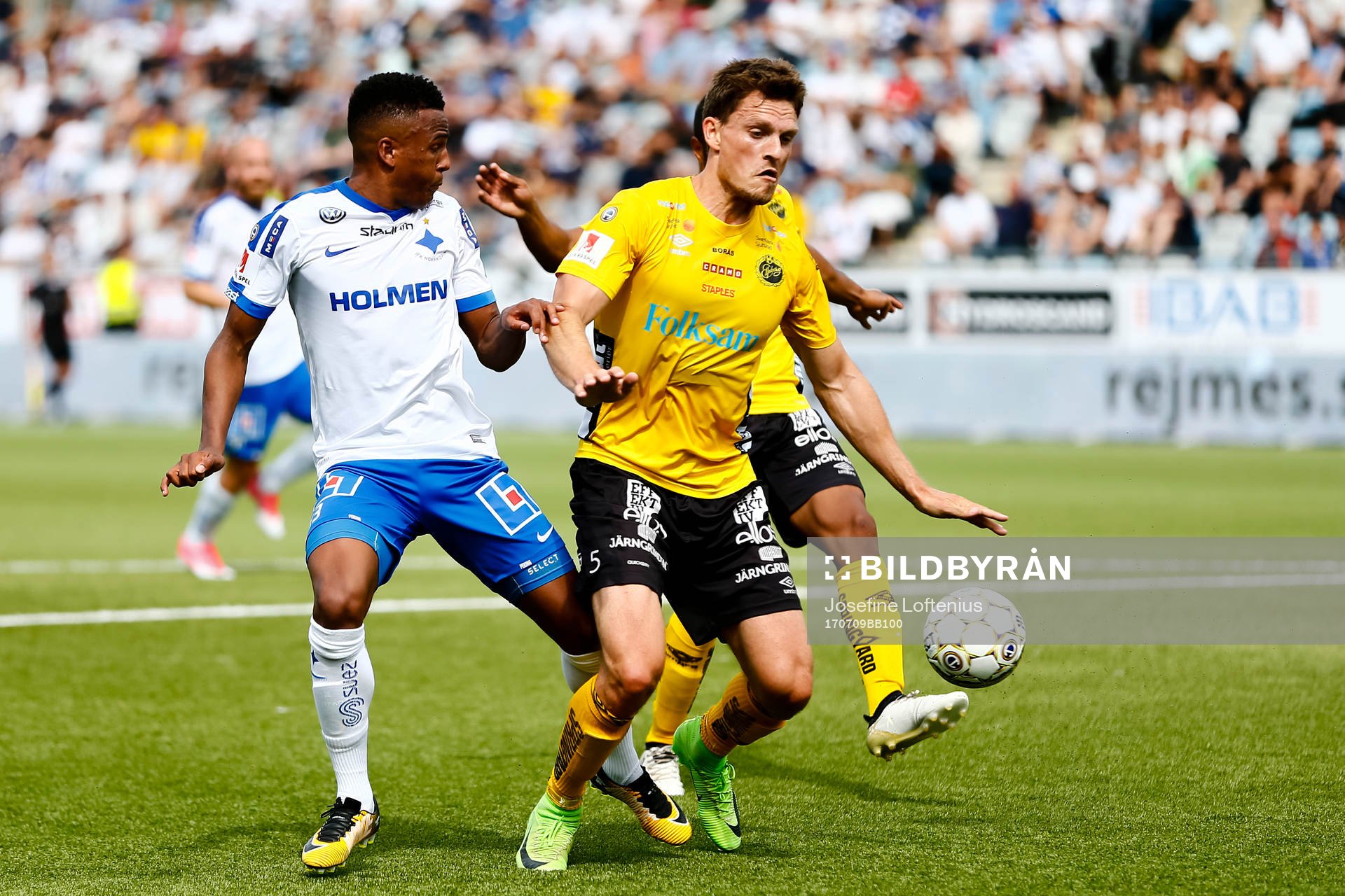 Norrköpings Niclas Eliasson och Elfsborgs Jörgen Horn