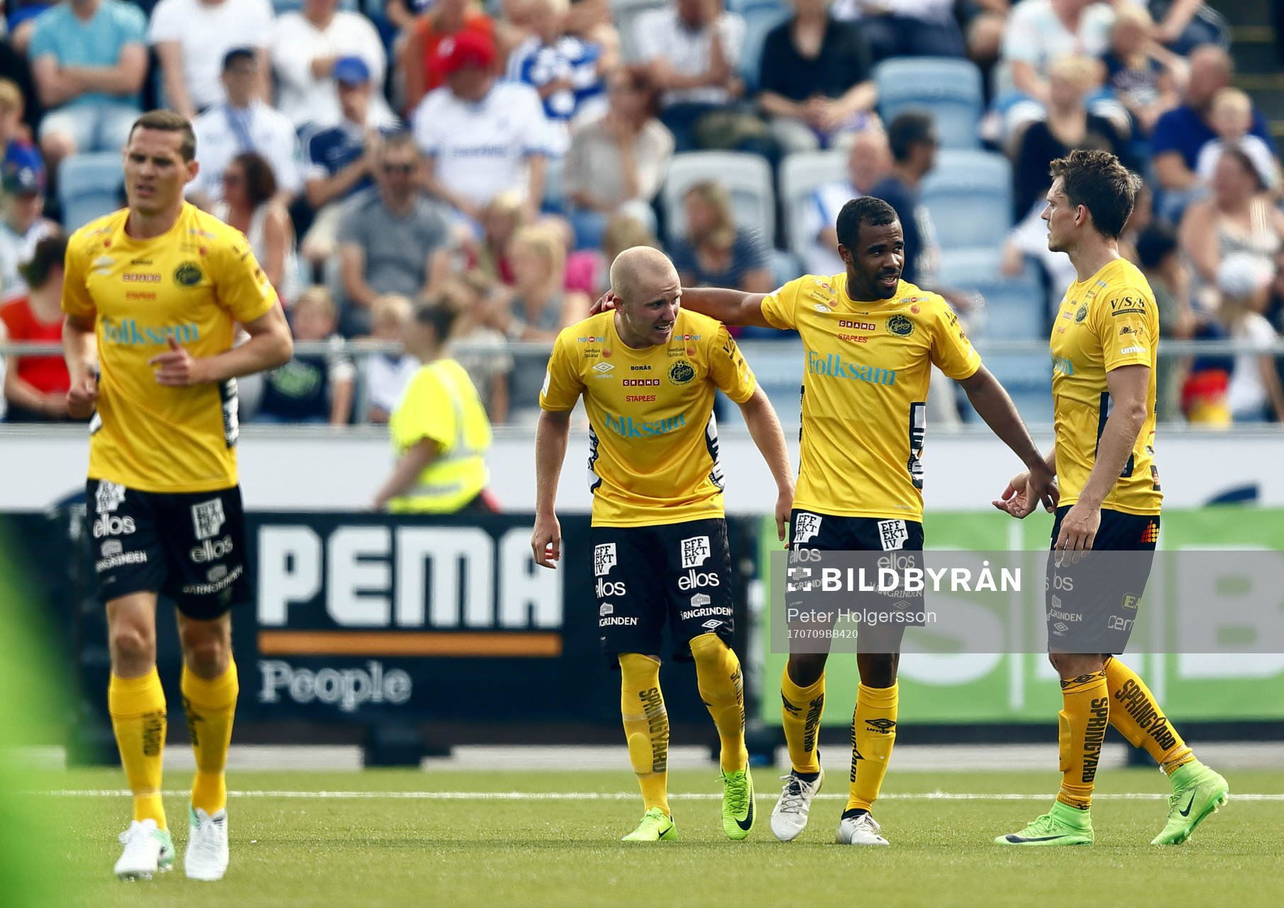 Elfsborgs spelare jublarefter mål 1-3