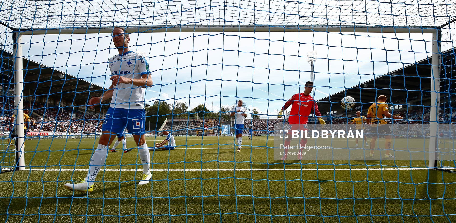 Efter mål 0-1 av Elfsborgs Simon Lundevall