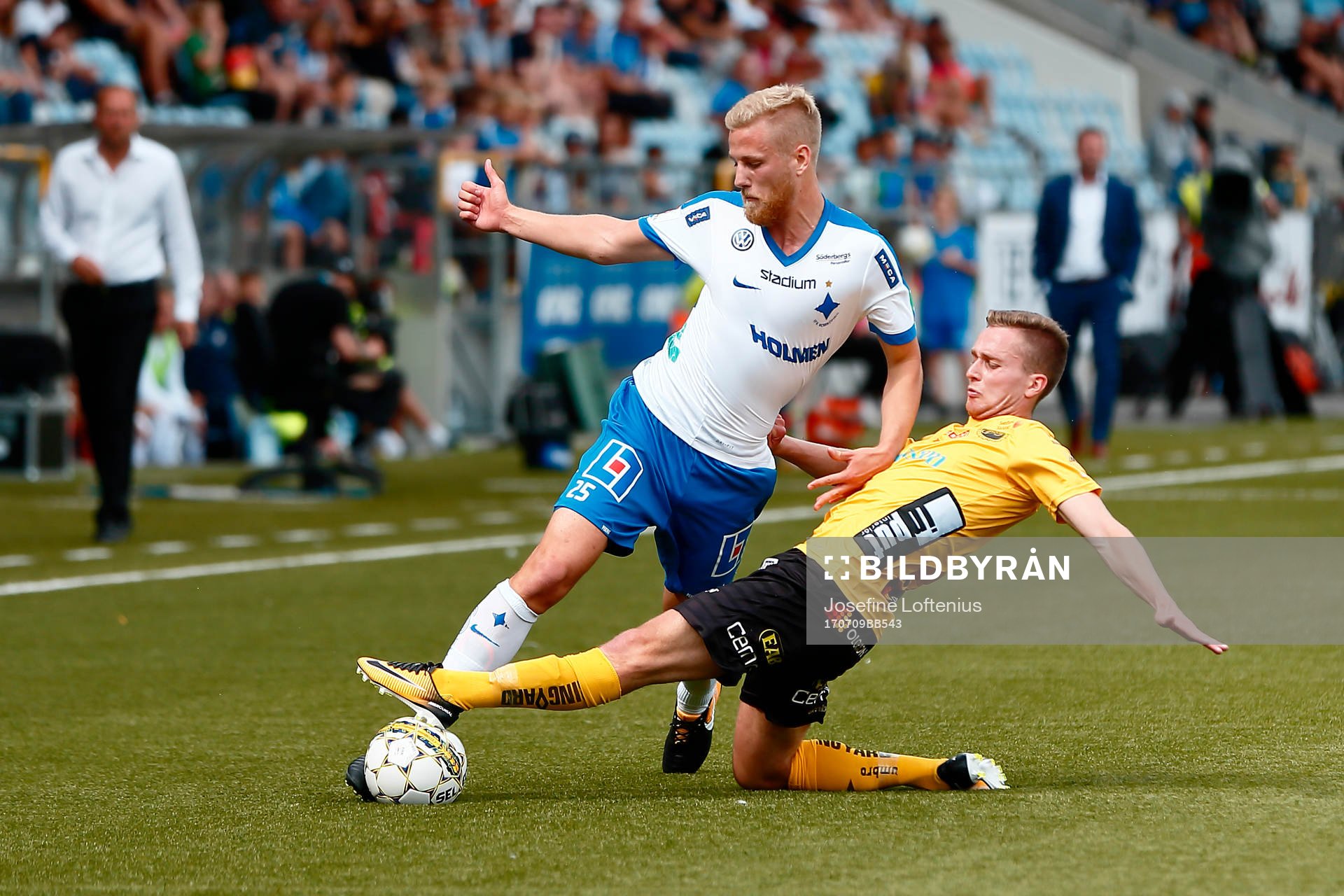 Norrköpings Filip Dagerstål och Elfsborgs Adam Lundqvist