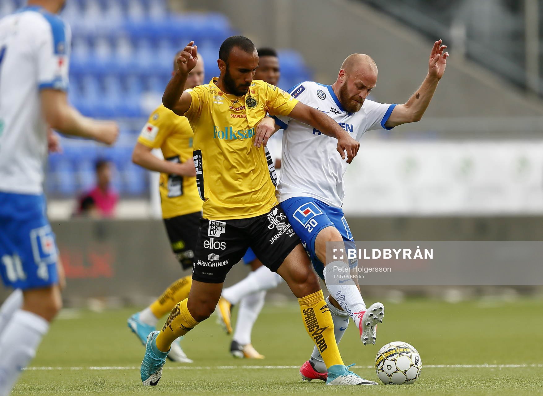 Elfsborgs Alex Dyer och Norrköpings Daniel Sjölund