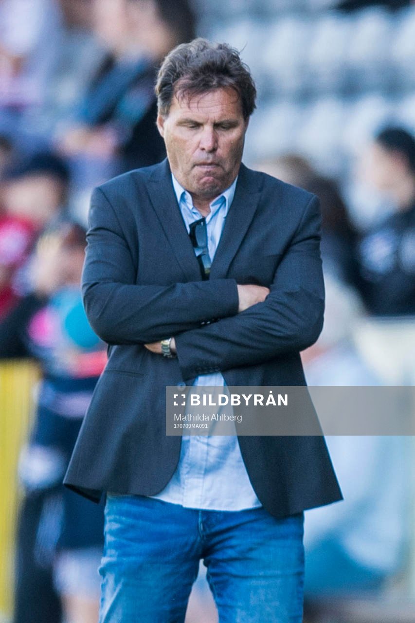 Oskarshamns tränare Jan Stahre deppar